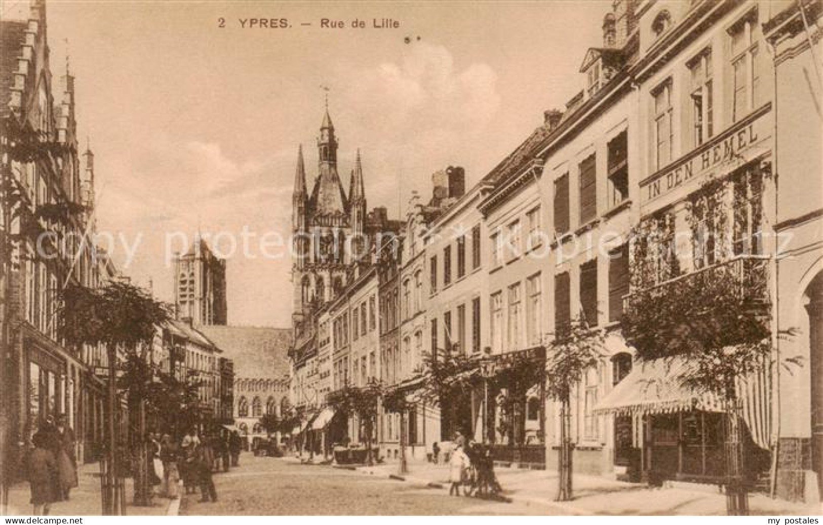 73849901 Ypres Ypern Ieper Belgie Rue De Lille  - Ieper