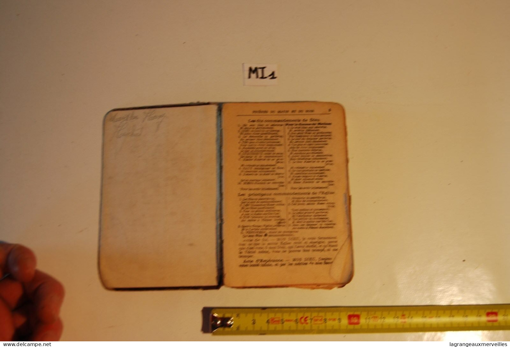 MI1 Ancien Missel - Religion - Old Missal - Ex Messale - A Restaurer - Religion