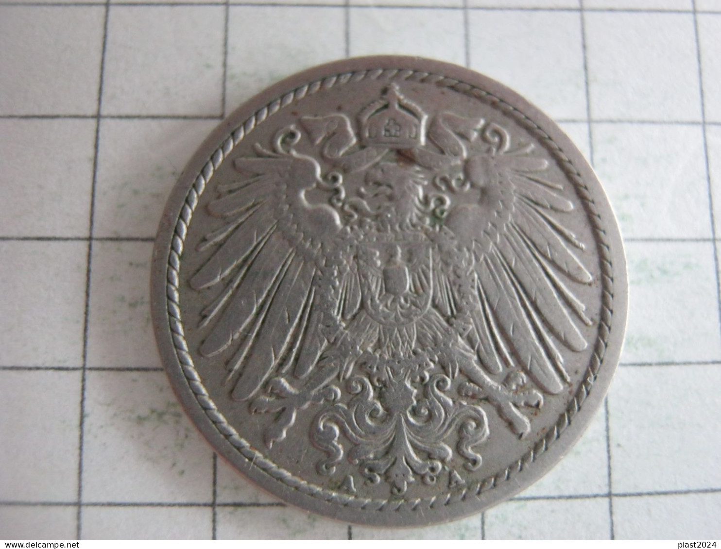 Germany 5 Pfennig 1907 A - 5 Pfennig