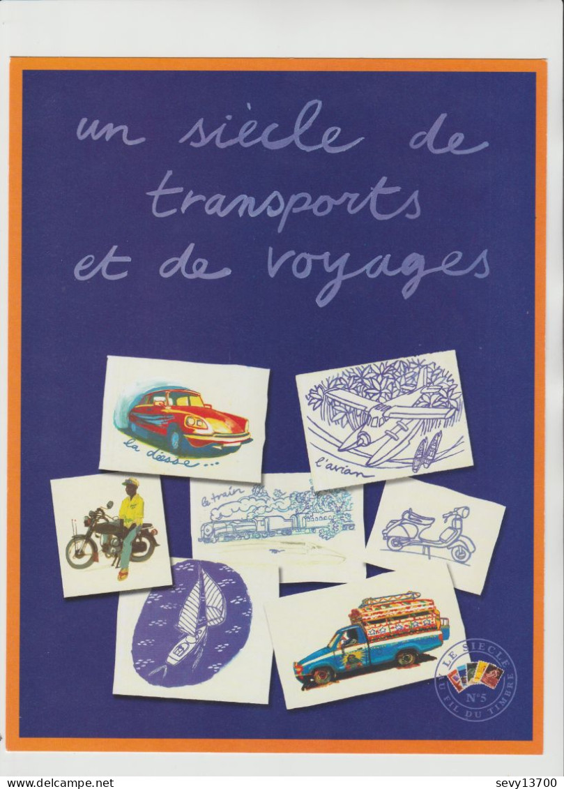 France Année 2002 Bloc Feuillet N° 5 Yvert Tellier N° BF 47 Un Siècle De Transports Et De Voyages - Nuovi