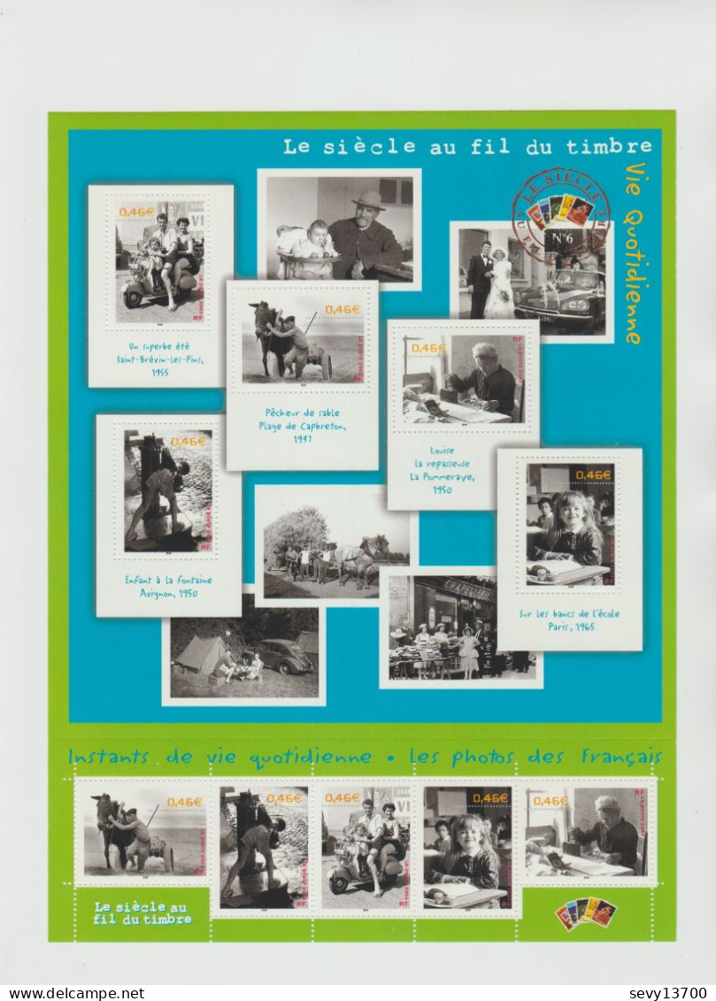 France Année 2002 Bloc Feuillet N° 6 Yvert Tellier N° BF 52 Un Siècle De Vie Quotidienne - Nuovi