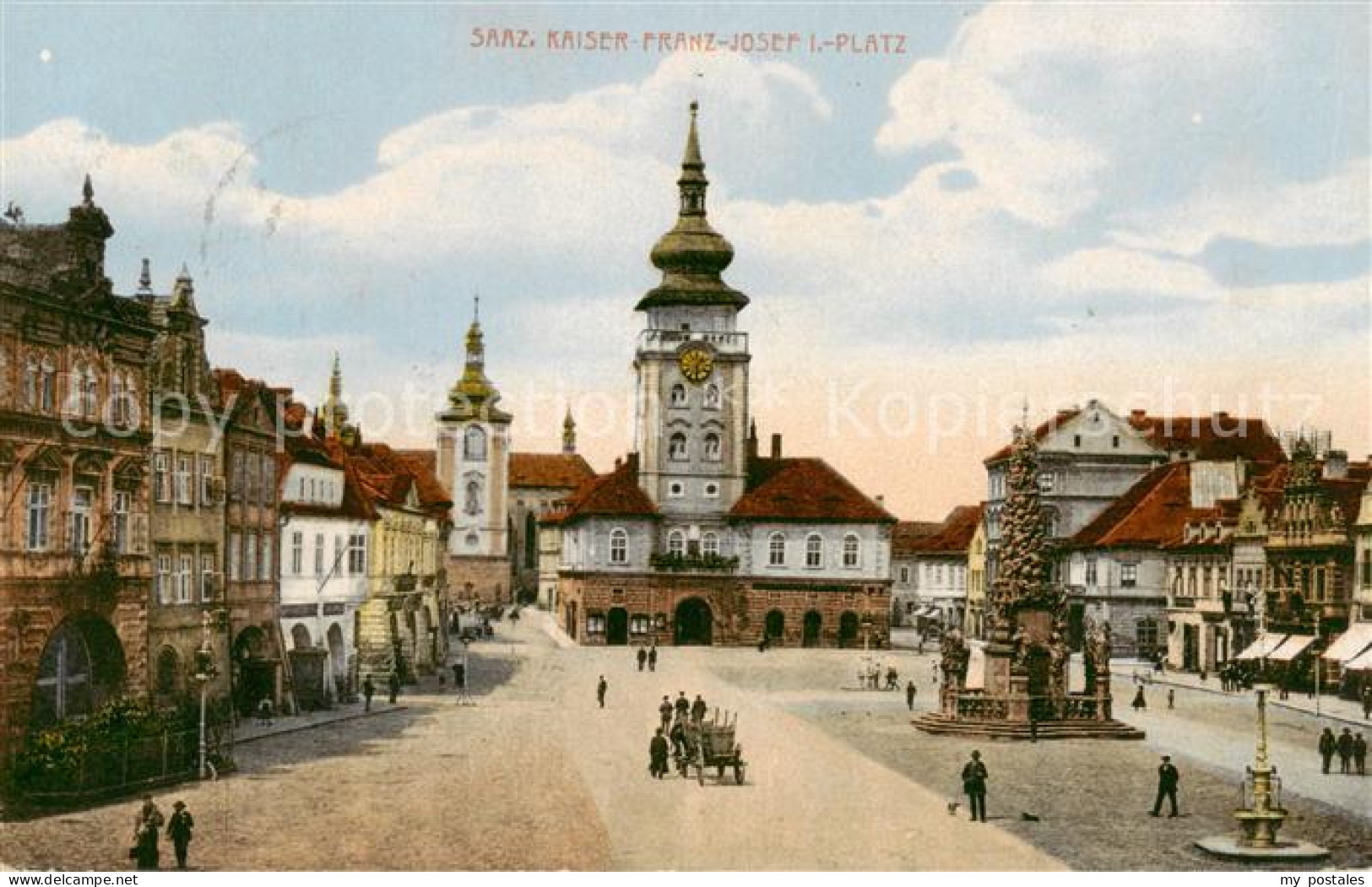 73849817 Saaz Zatec CZ Kaiser Franz Josef Platz  - Tchéquie