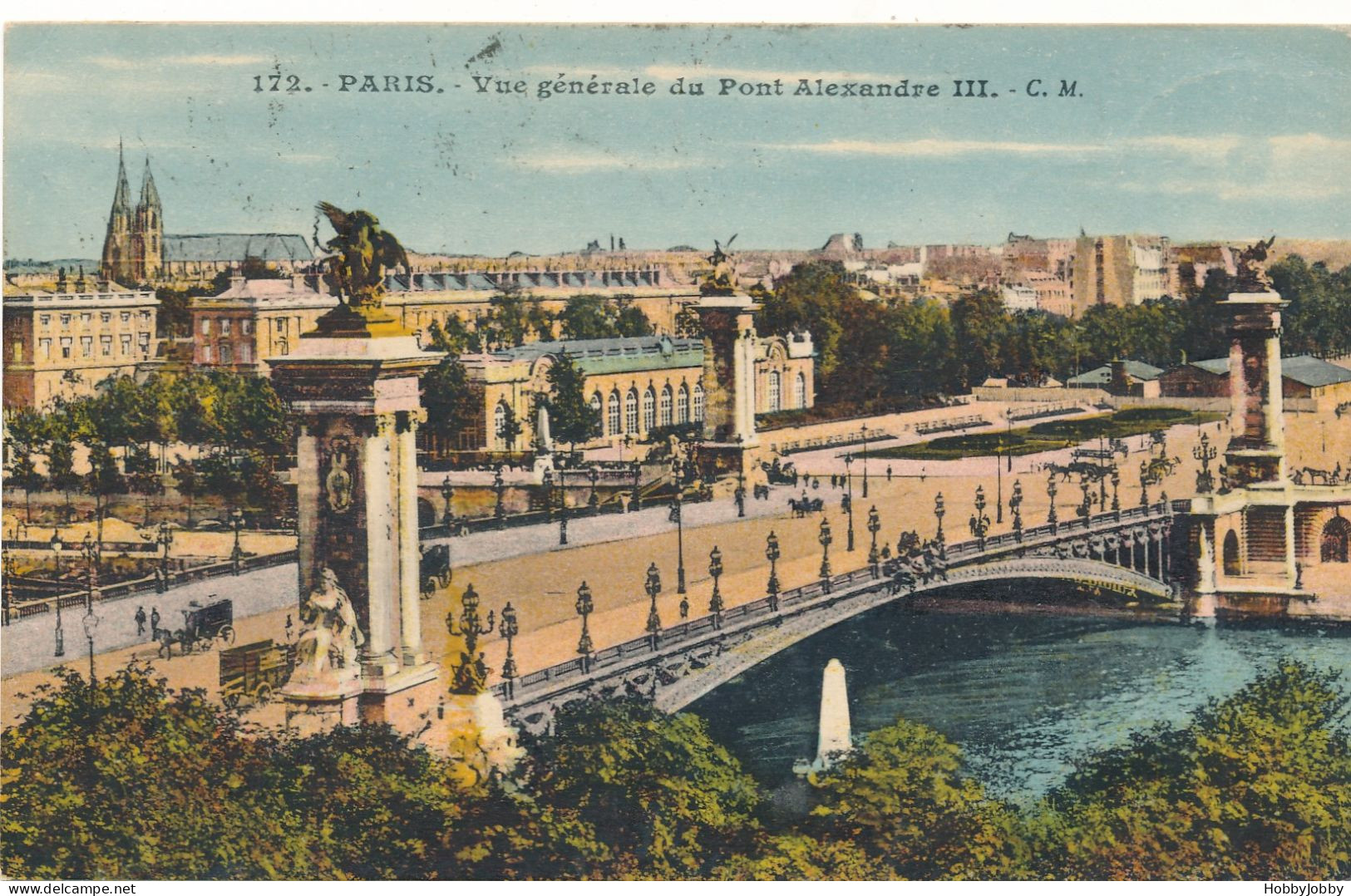 Paris - PostCard From  An International Club For P.P.-Exchange Members Called "Globus" Member No. 8278 - - Bourses & Salons De Collections