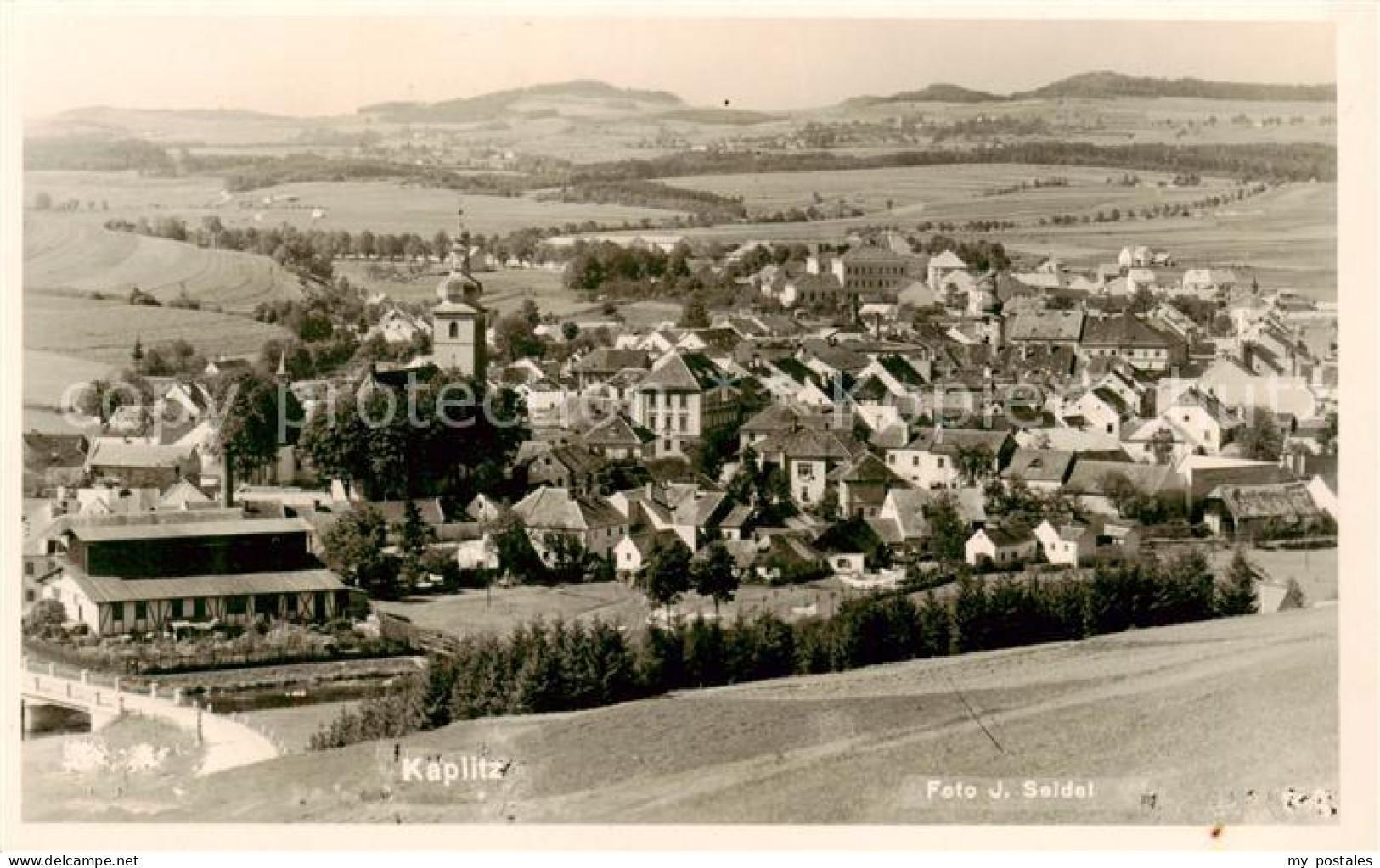 73849794 Kaplitz Kaplice CZ Panorama  - Czech Republic