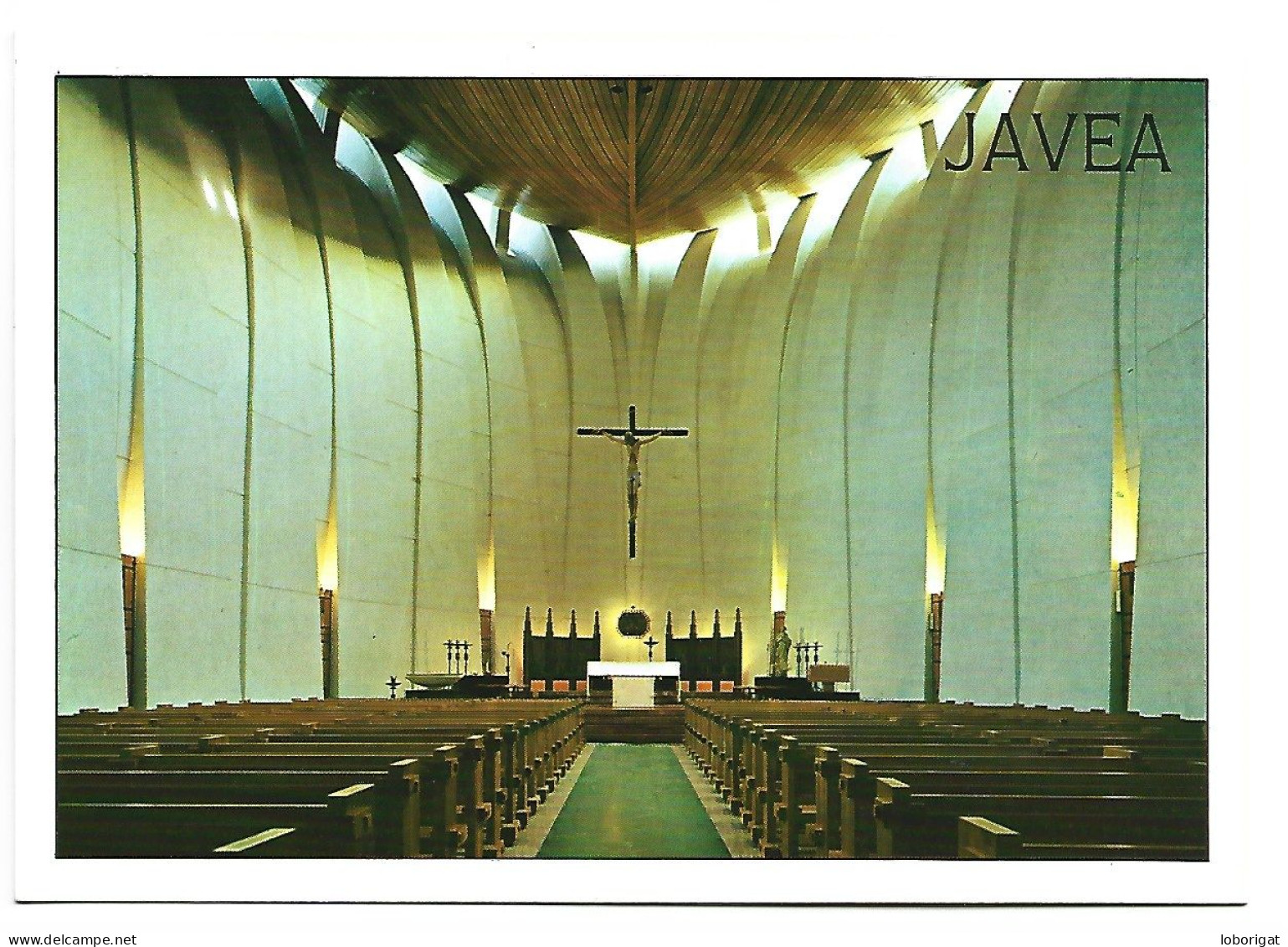 INTERIOR IGLESIA DE SANTA MARIA DE LORETO / INTERIOR CHURCH OF SAINT MARIE OF LORETO.-  JAVEA / ALICANTE - ( ESPAÑA ) - Alicante