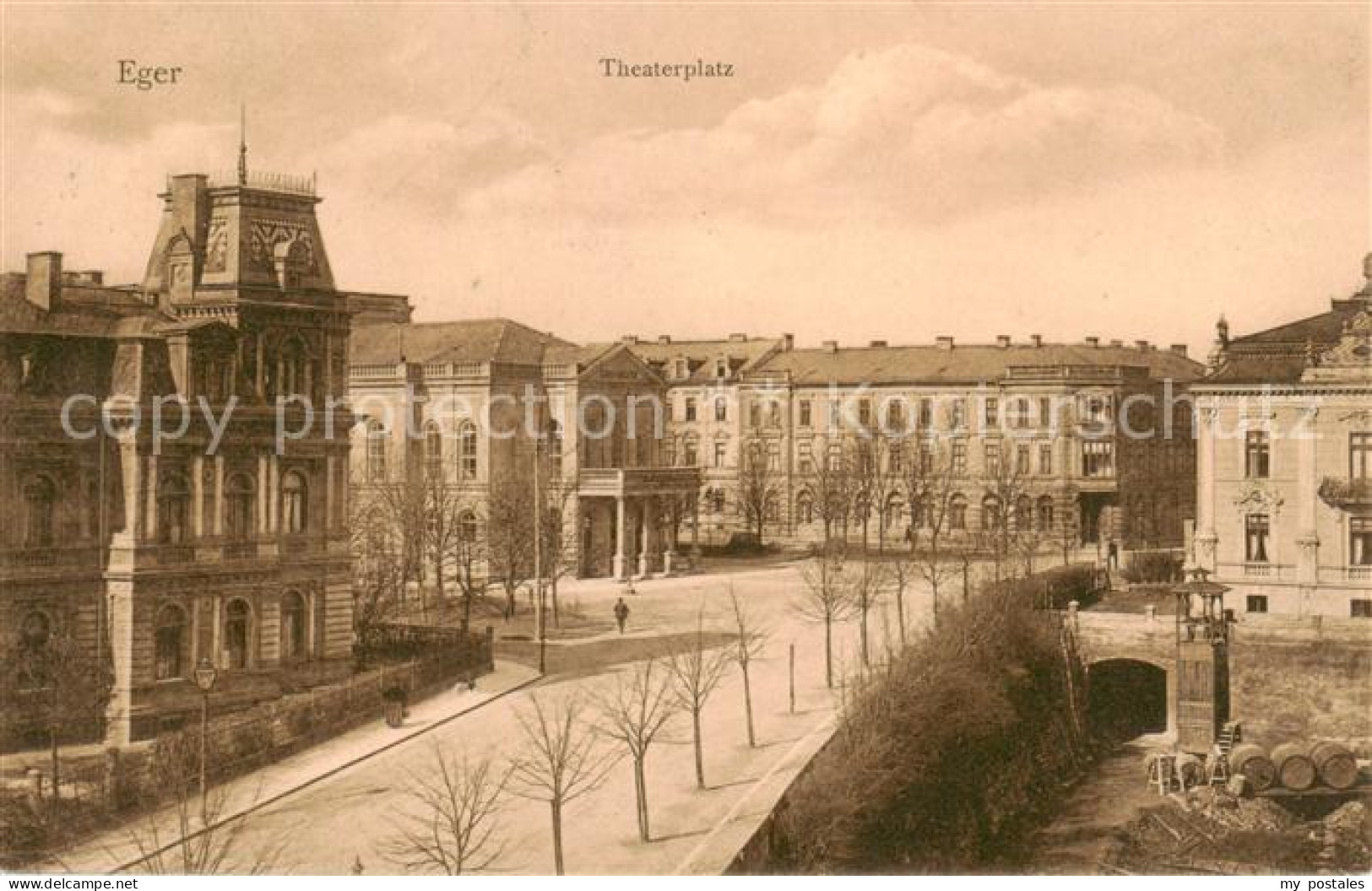 73849660 Eger  Cheb CZ Theaterplatz  - Tschechische Republik