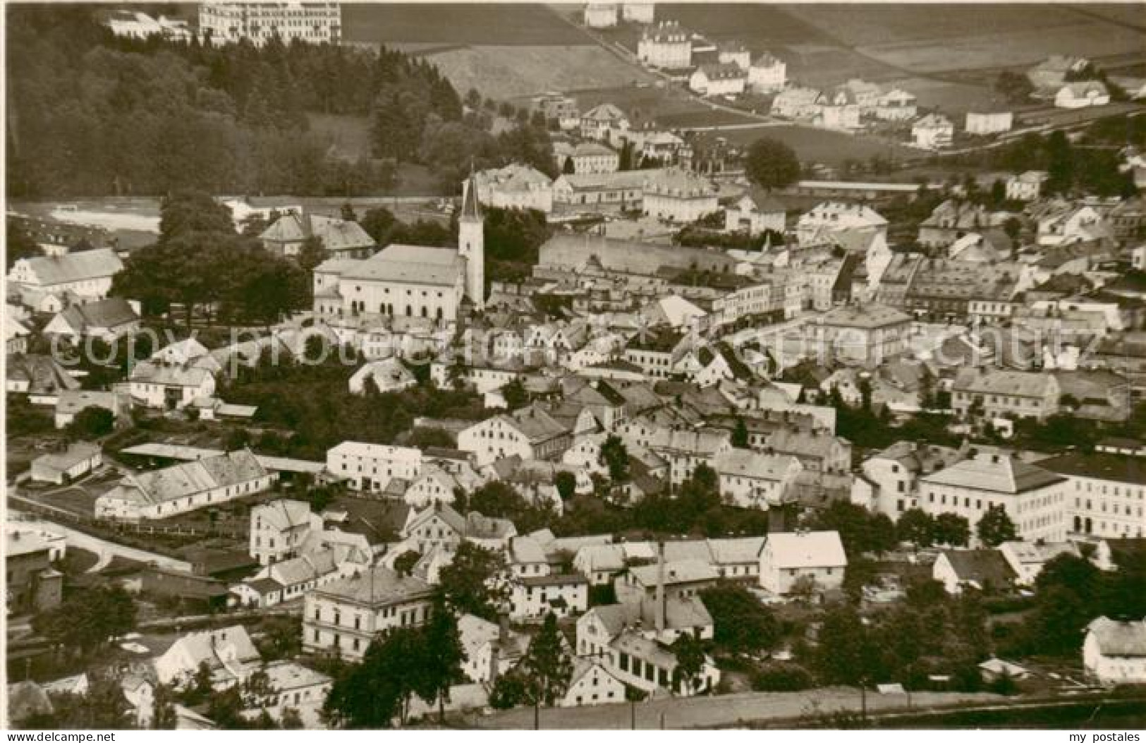 73849647 Freiwaldau Jesenik CZ Panorama  - Tschechische Republik