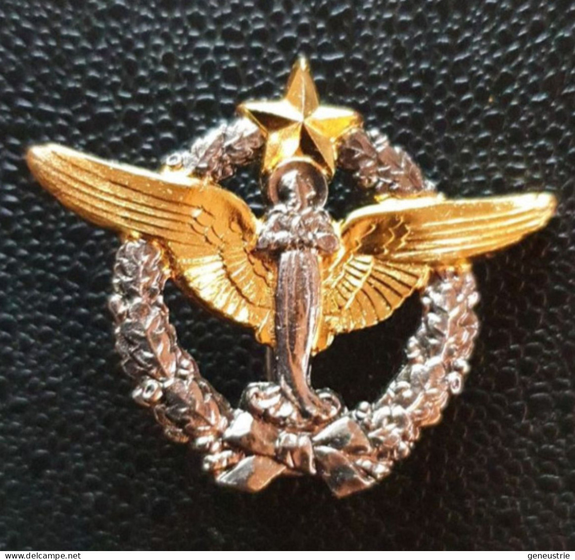 Broche Religieuse De Pilote D'avion "Notre-Dame Des Ailes" Religious Brooch - Religione & Esoterismo