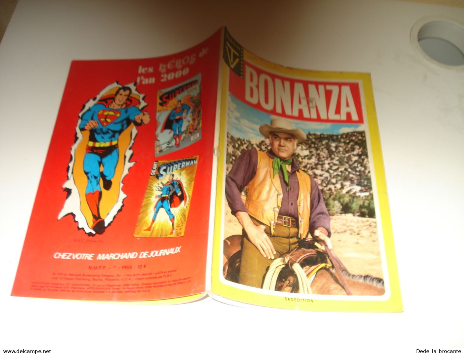 C55 ( 1 ) / Collection TV  " Bonanza "  - Sagédition - E.O De 1979  TBE - Other & Unclassified