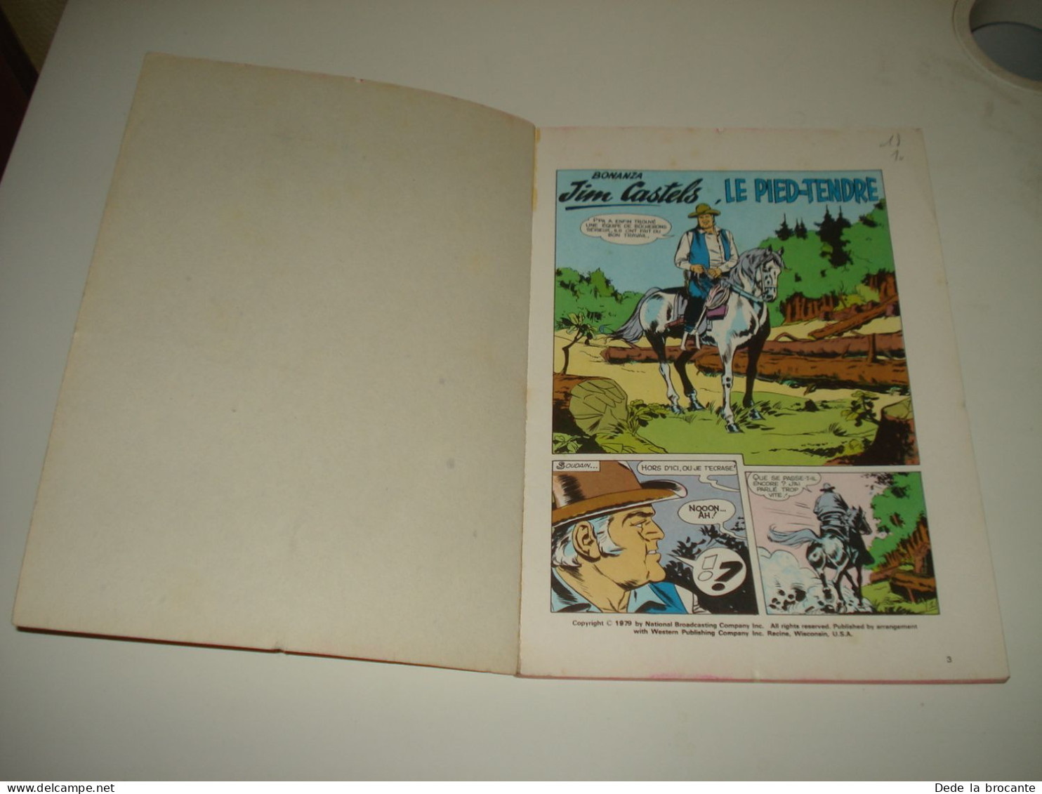 C55 ( 1 ) / Collection TV  " Bonanza "  - Sagédition - E.O De 1979  TBE - Other & Unclassified