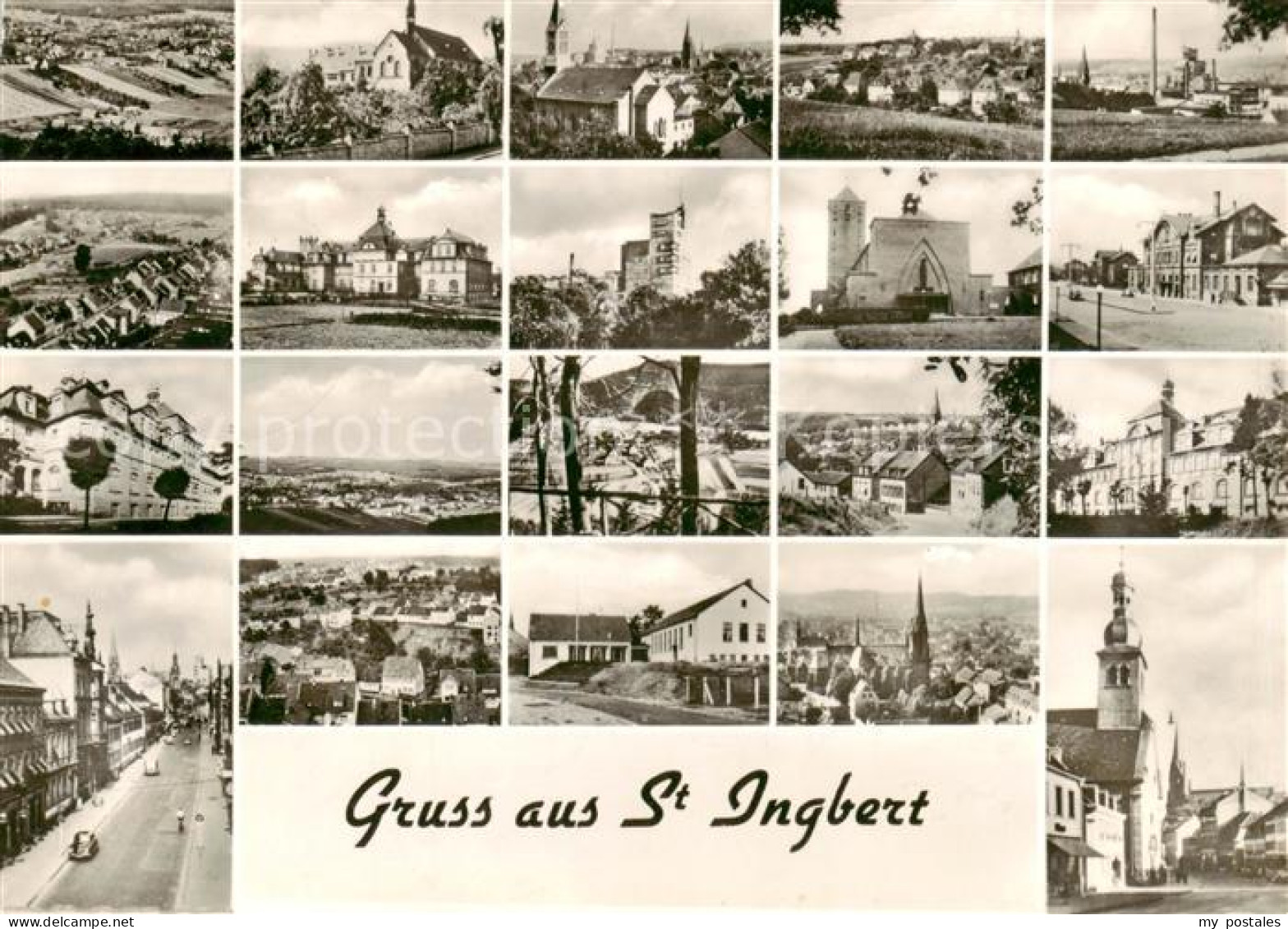 73849543 St Ingbert Orts Und Teilansichten Kirchen Panorama St Ingbert - Sonstige & Ohne Zuordnung