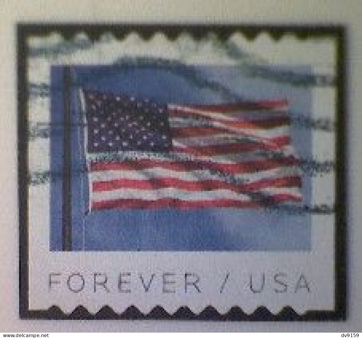 United States, Scott #5342, Used(o) Coil, 2019, Flag Definitive, (55¢) - Gebraucht