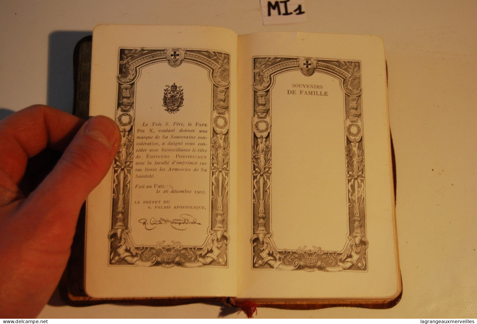 MI1 Ancien Missel - Religion - Old Missal - Missel De L'adoration 1905 - Religion