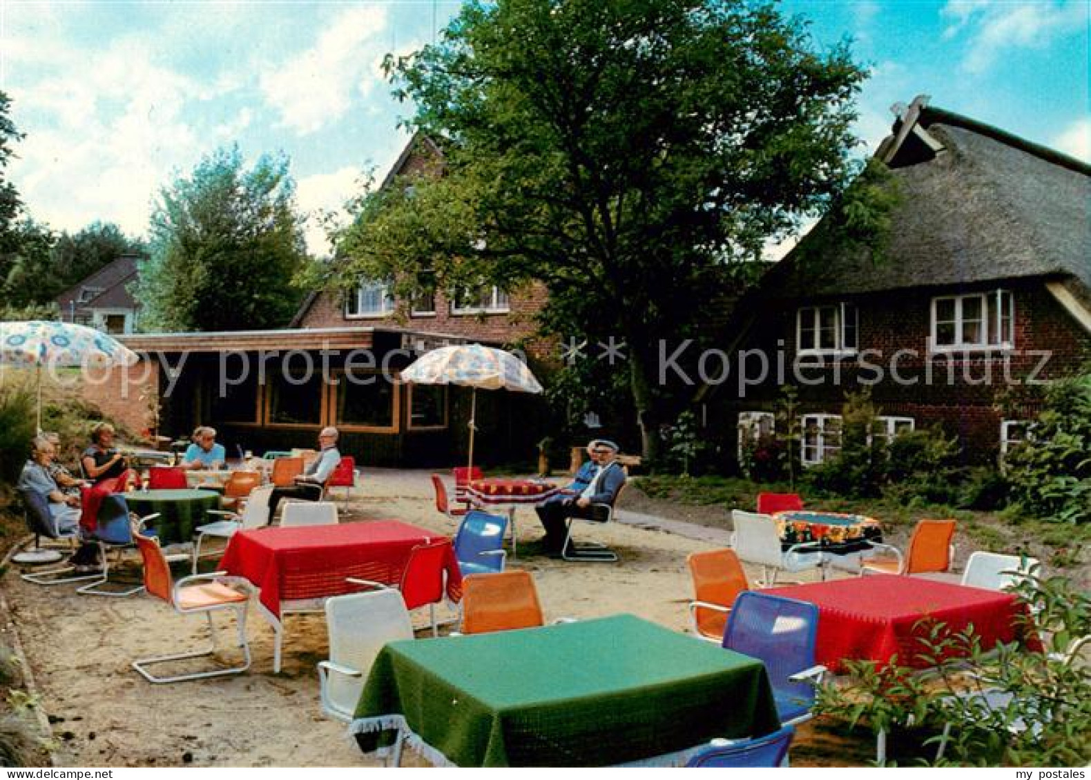 73849457 Tiessau Gast- Und Pensionshaus Waldesruh Gartenterrasse Tiessau - Hitzacker