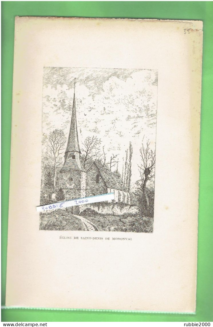 1897 EGLISE DE SAINT DENIS DE MORONVAL COMMUNE SAINTE GEMME MORONVAL EURE ET LOIR - Centre - Val De Loire