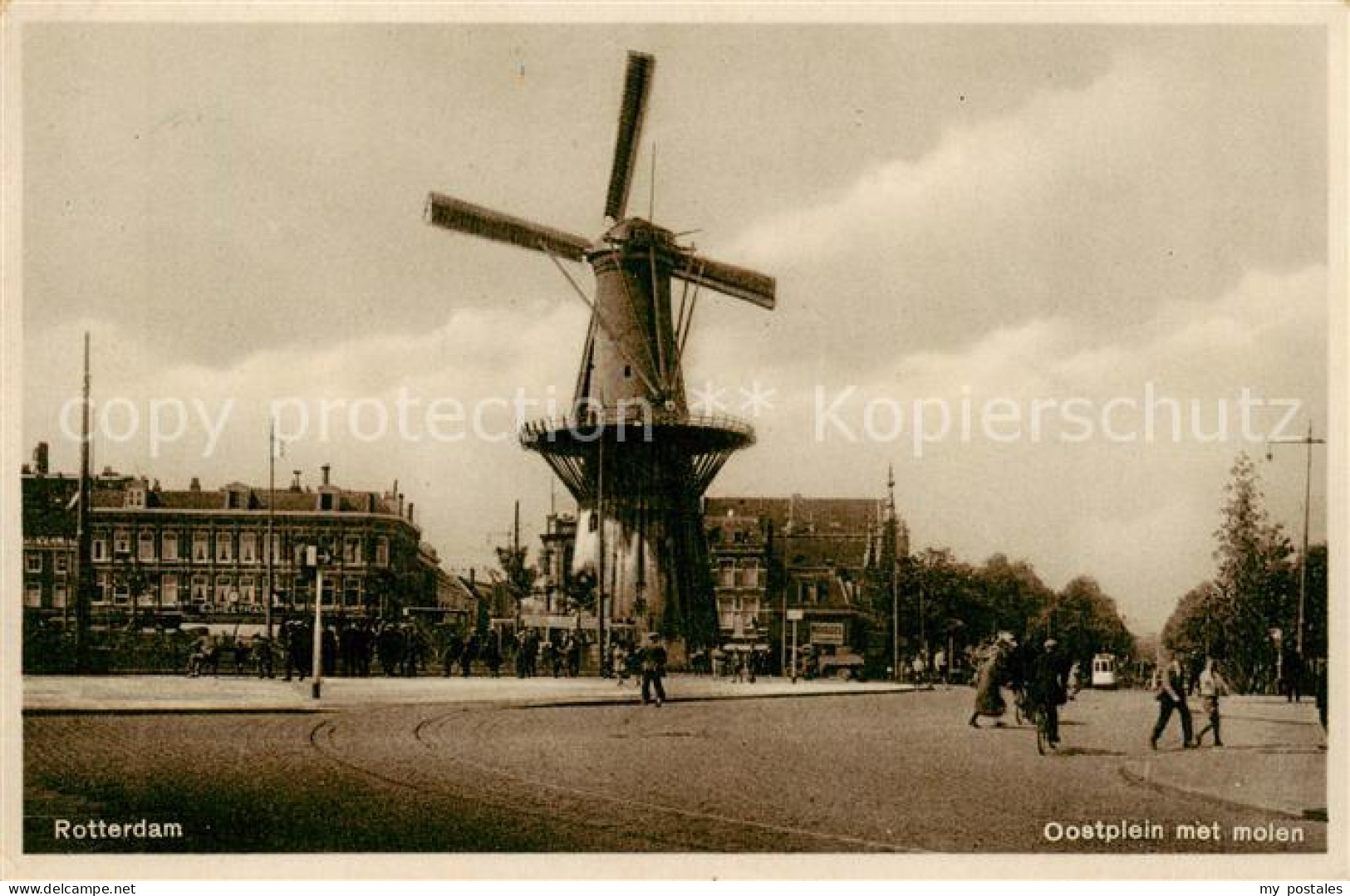 73827695 Rotterdam  NL Oostplein Met Molen  - Other & Unclassified