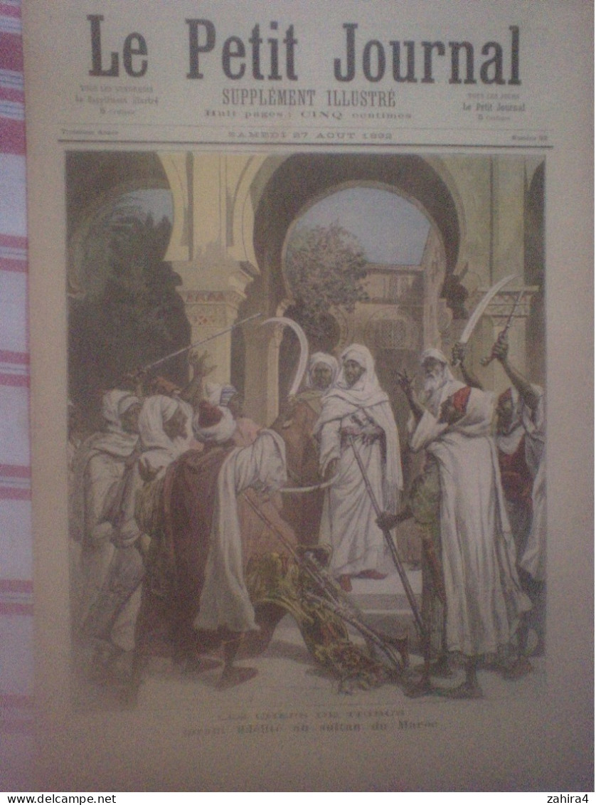 Le Petit Journal N°92 Chefs De Tribus Jurant Fidélité Au Sultan Du Maroc Chiffonniers De Paris Chanson A Trouville - Zeitschriften - Vor 1900