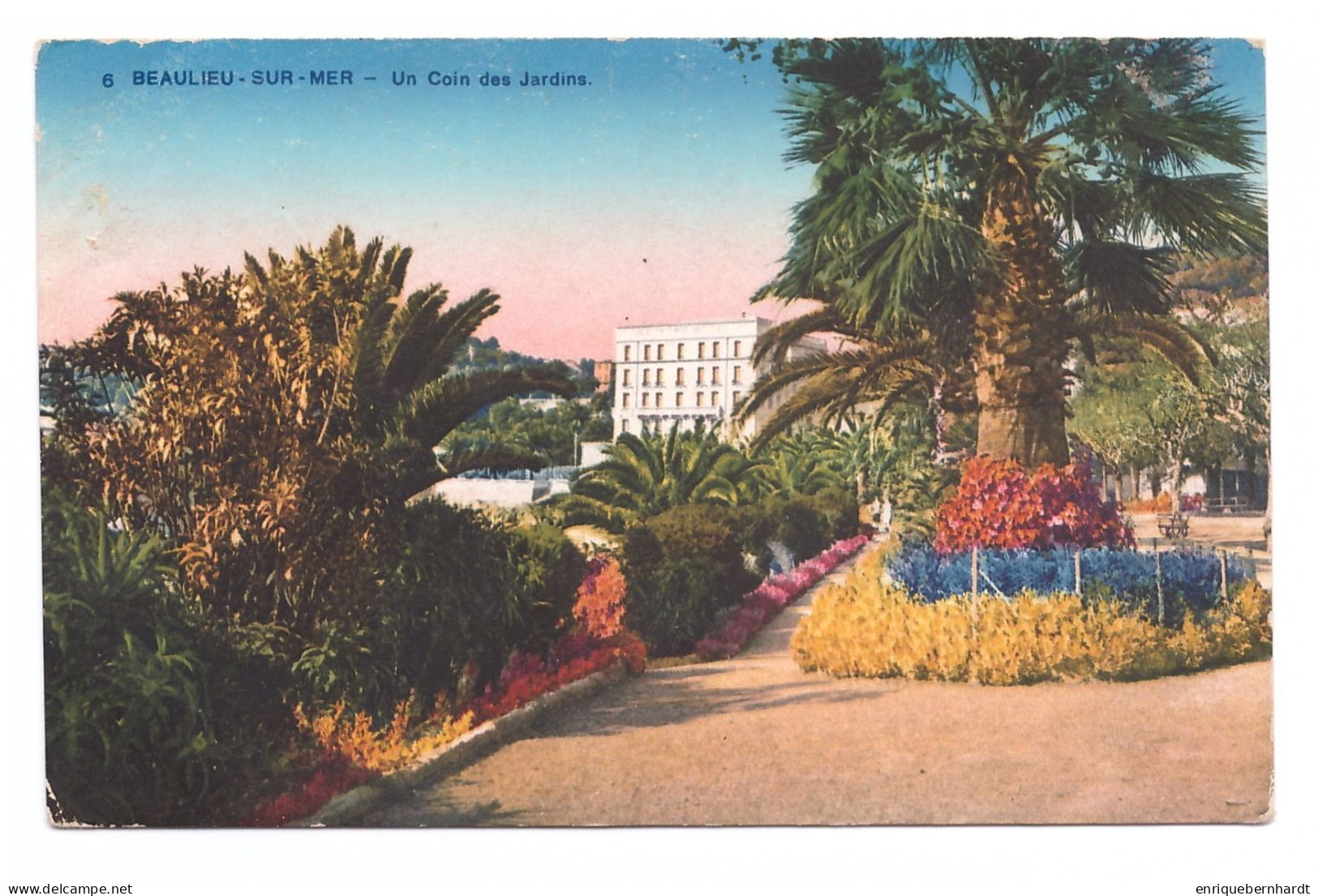 FRANCE // LA COTE D'AZUR // BEAULIEU-SUR-MER // UN COIN DES JARDINS - Beaulieu-sur-Mer