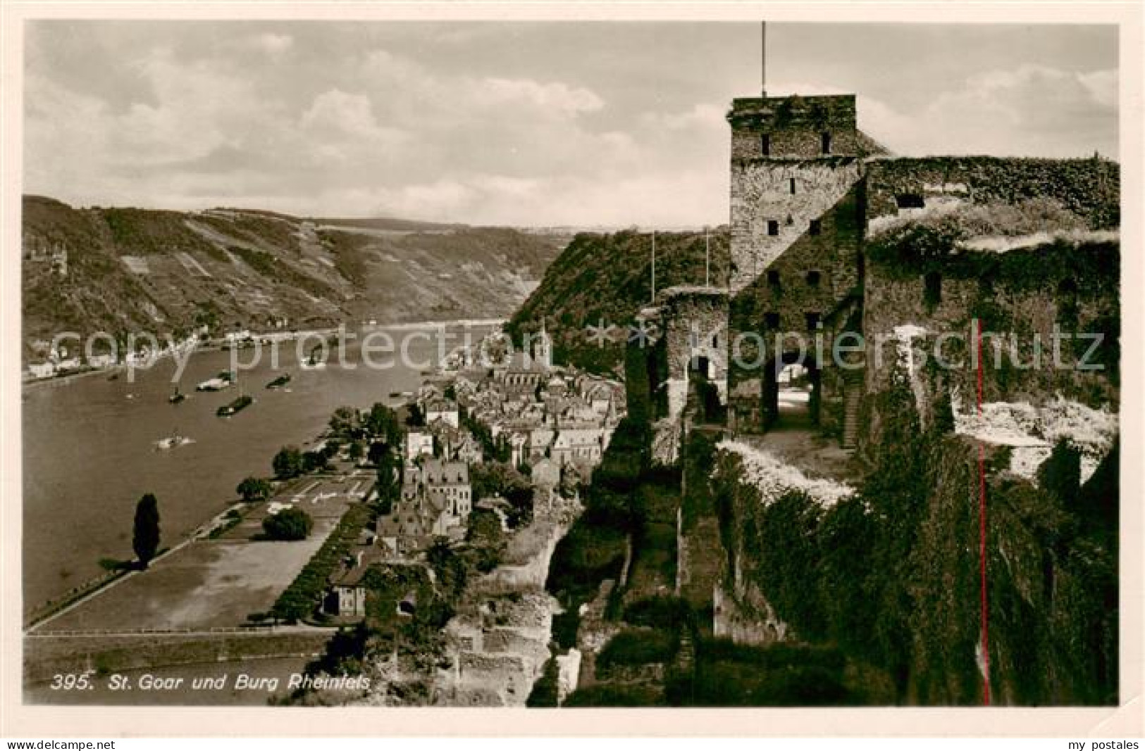 73826703 St Goar Rhein Und Burg Rheinfels  - St. Goar