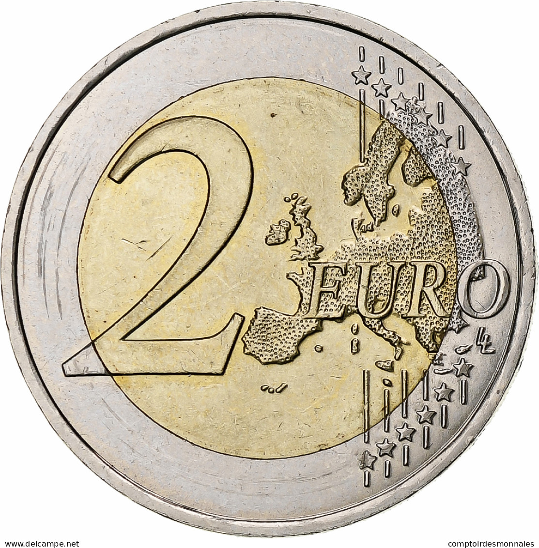 France, 2 Euro, La Paix En Europe, 2015, Pessac, Bimétallique, SPL - Frankrijk