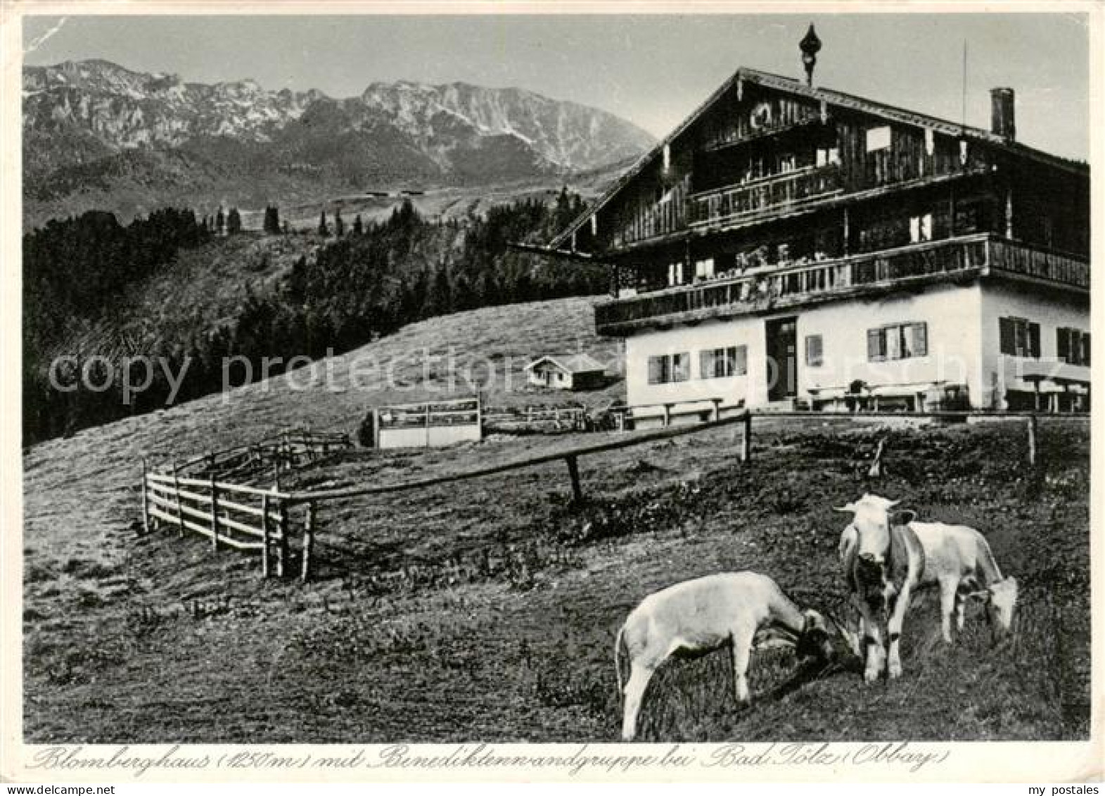 73826285 Bad Toelz Blomberghaus Mit Benediktenwandgruppe Bad Toelz - Bad Tölz