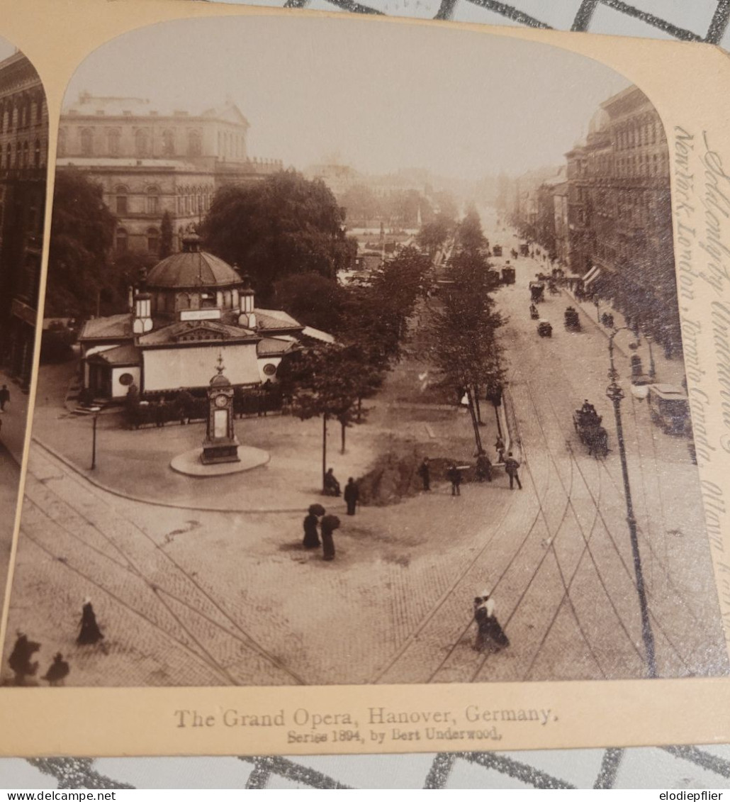 Le Grand Opéra, Hanovre, Allemagne. Underwood Stéréo - Visionneuses Stéréoscopiques