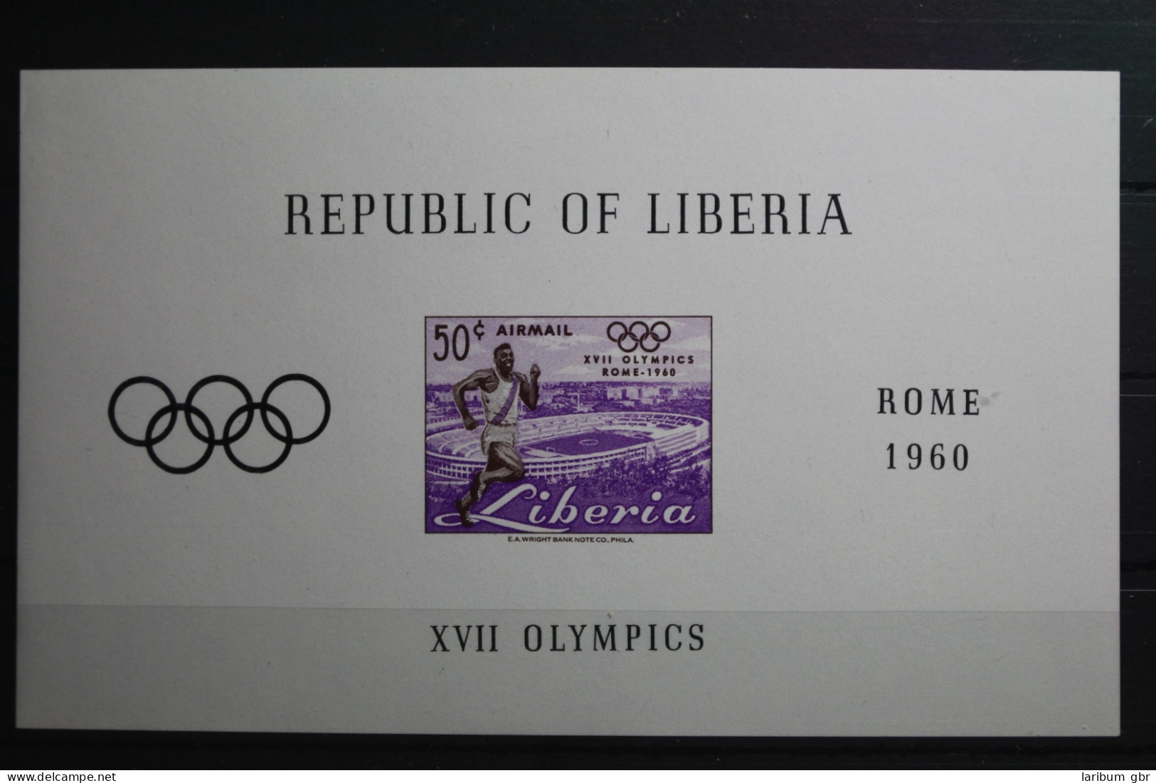 Liberia Block 16 Mit 556 Postfrisch #UP450 - Andere & Zonder Classificatie