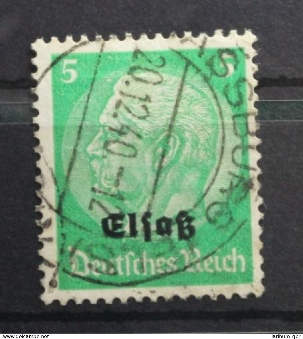 Deutsche Besetzung 2. WK Elsass 3 Gestempelt Mit Vollstempel #TP736 - Ocupación 1938 – 45