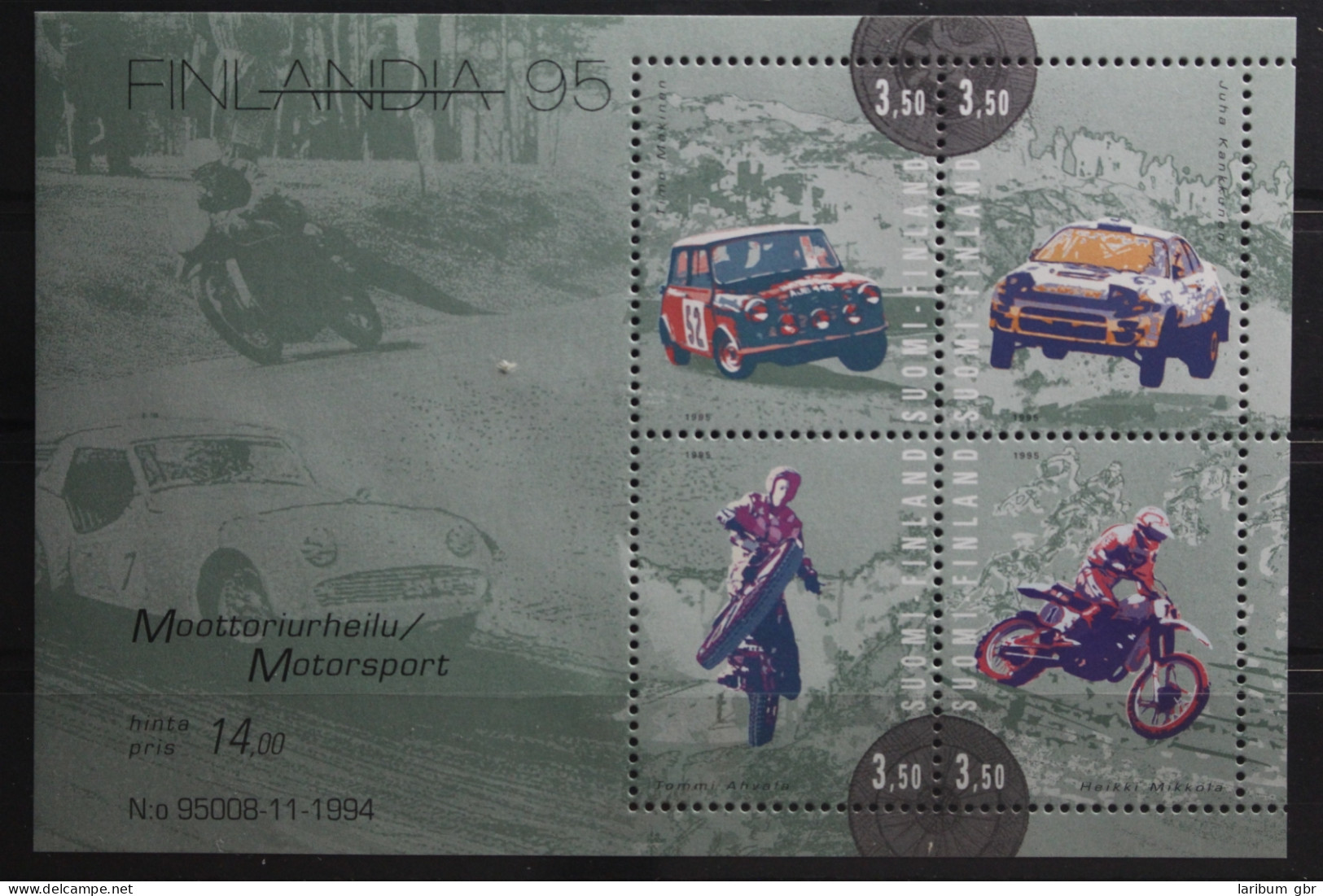 Finnland Block 16 Mit 1297-1300 Postfrisch #TT938 - Andere & Zonder Classificatie