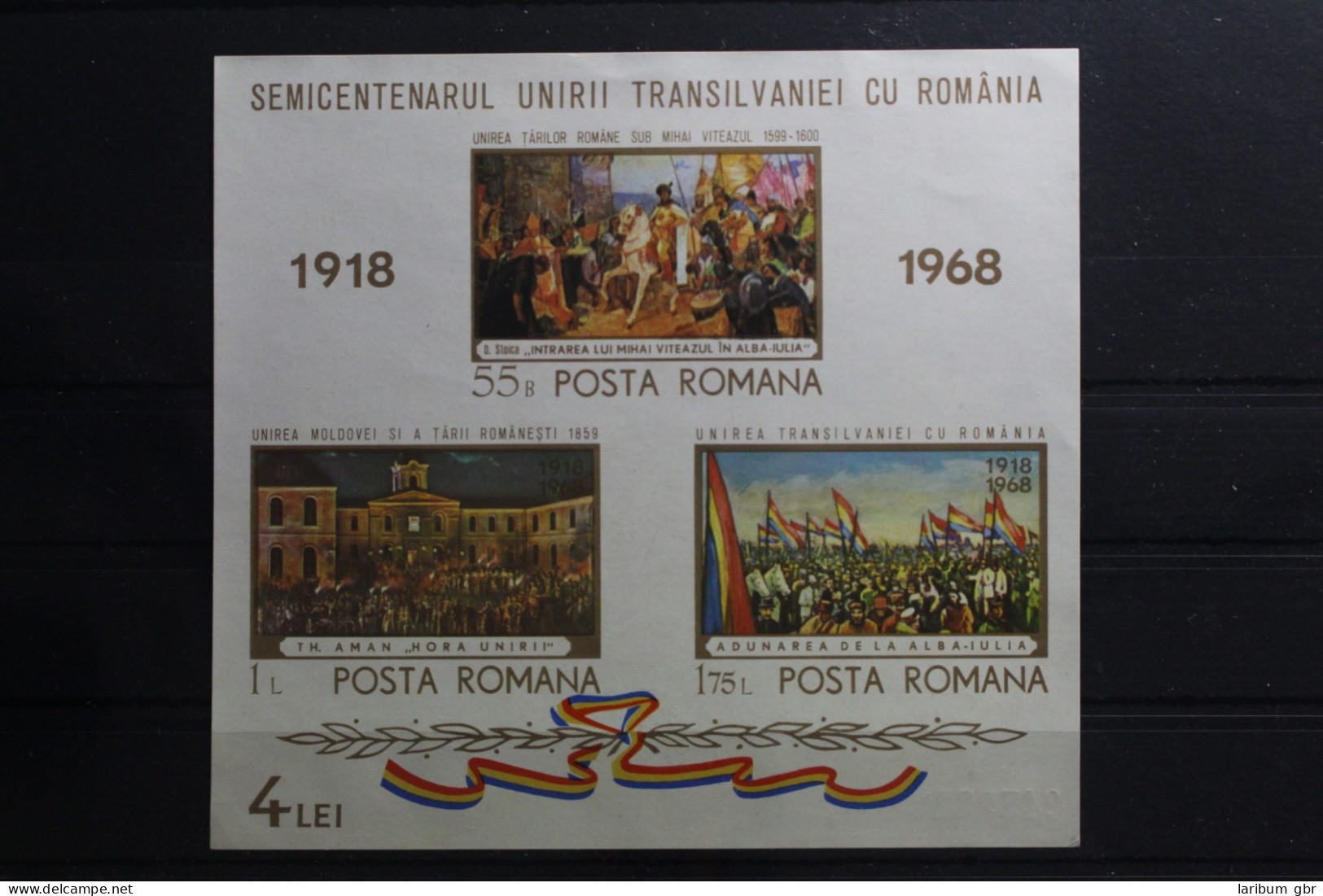 Rumänien Block 68 B Mit 2721-2723 Postfrisch #TU567 - Other & Unclassified