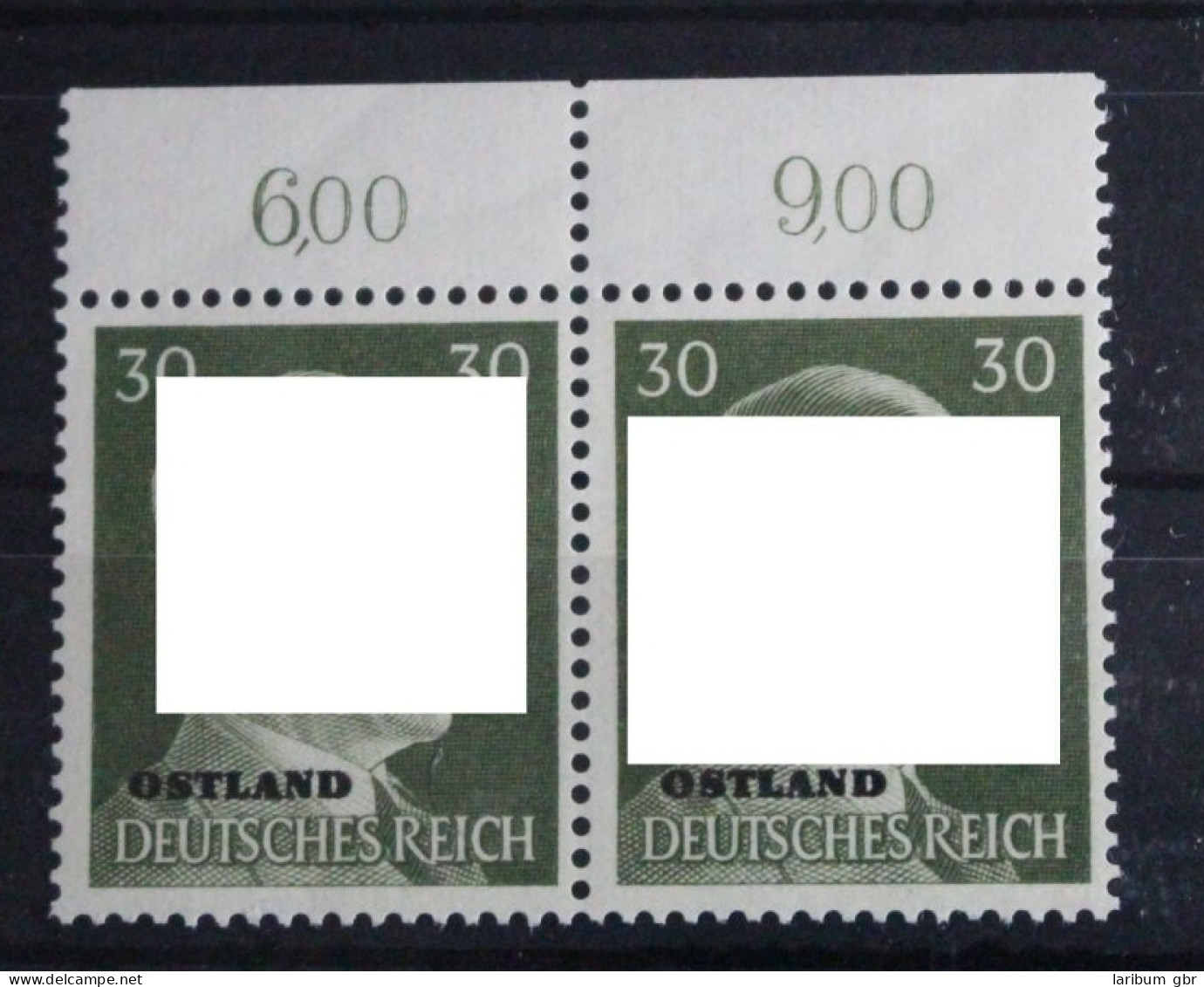 Deutsche Besetzung 2. WK Ostland 14 Postfrisch Paar Vom Oberrand #FO332 - Bezetting 1938-45
