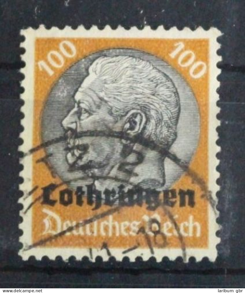 Deutsche Besetzung 2. WK Lothringen 16 Gestempelt #FO285 - Ocupación 1938 – 45