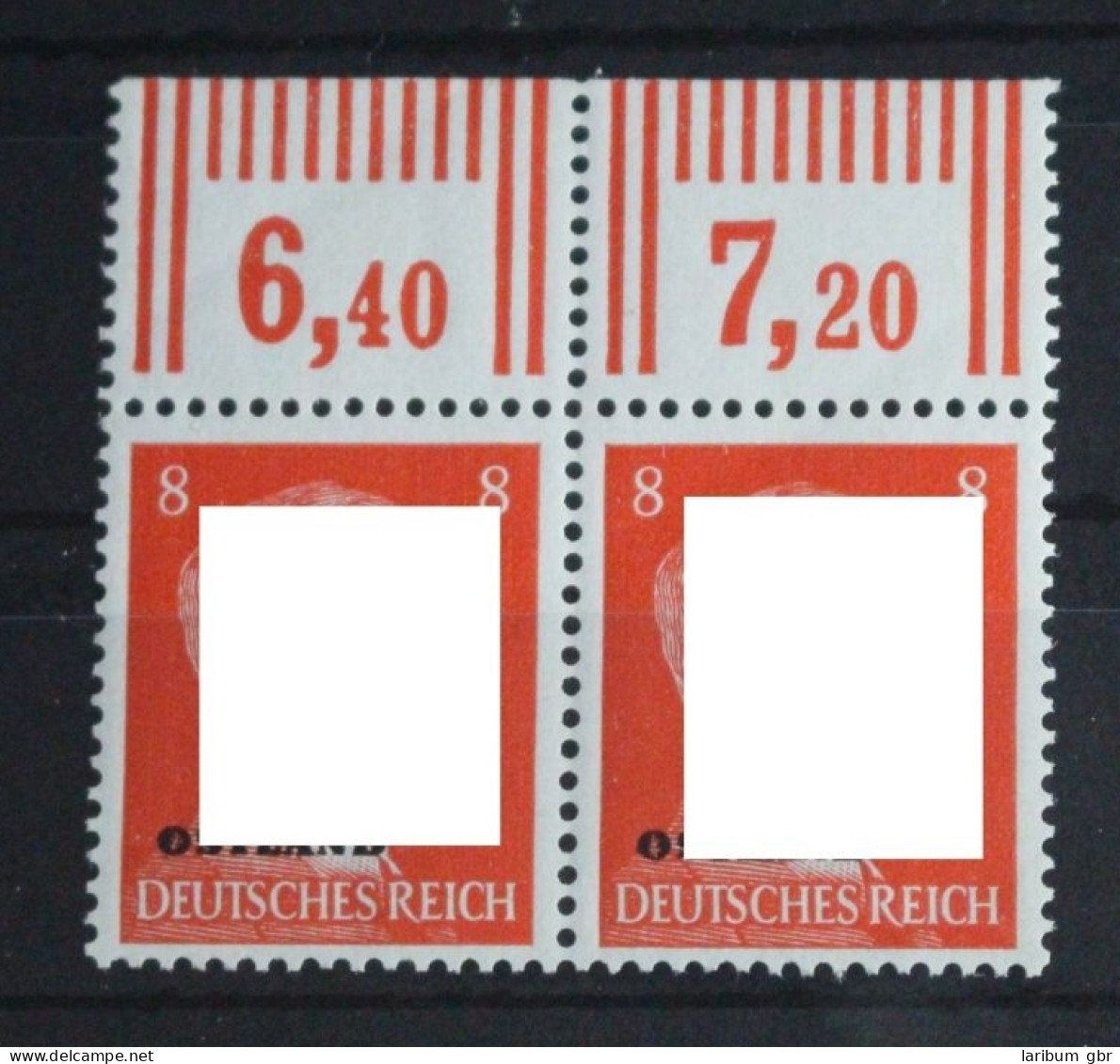 Deutsche Besetzung 2. WK Ostland 6 Postfrisch Paar Vom Oberrand #FO326 - Occupazione 1938 – 45