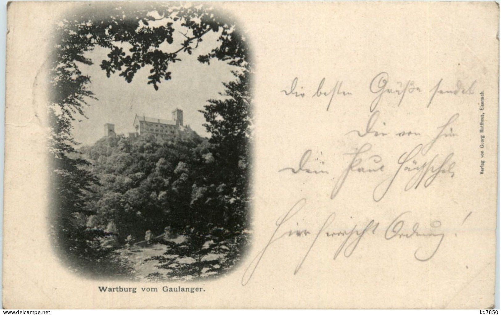 Wartburg Vom Gaulanger - Eisenach