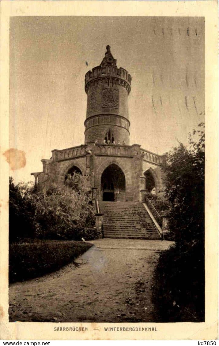 Saarbrücken - Winterbergdenkmal - Rückseite Beachten - Saarbruecken