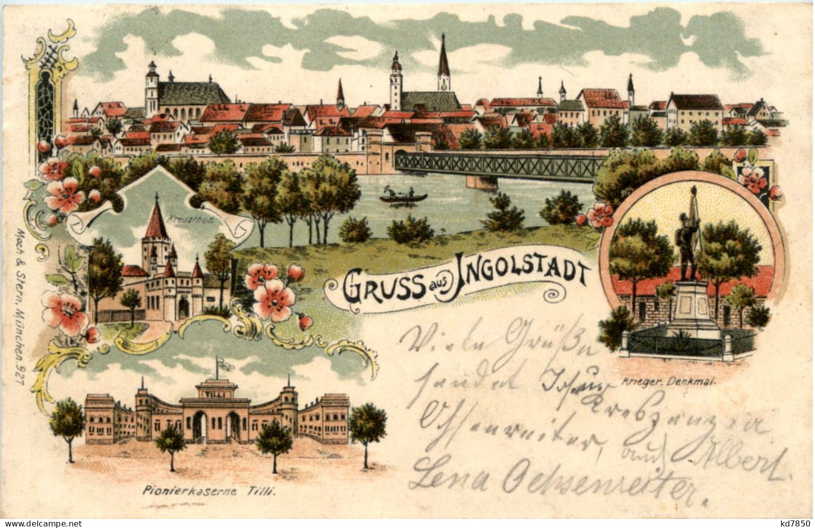 Gruss Aus Ingolstadt - Litho - Ingolstadt