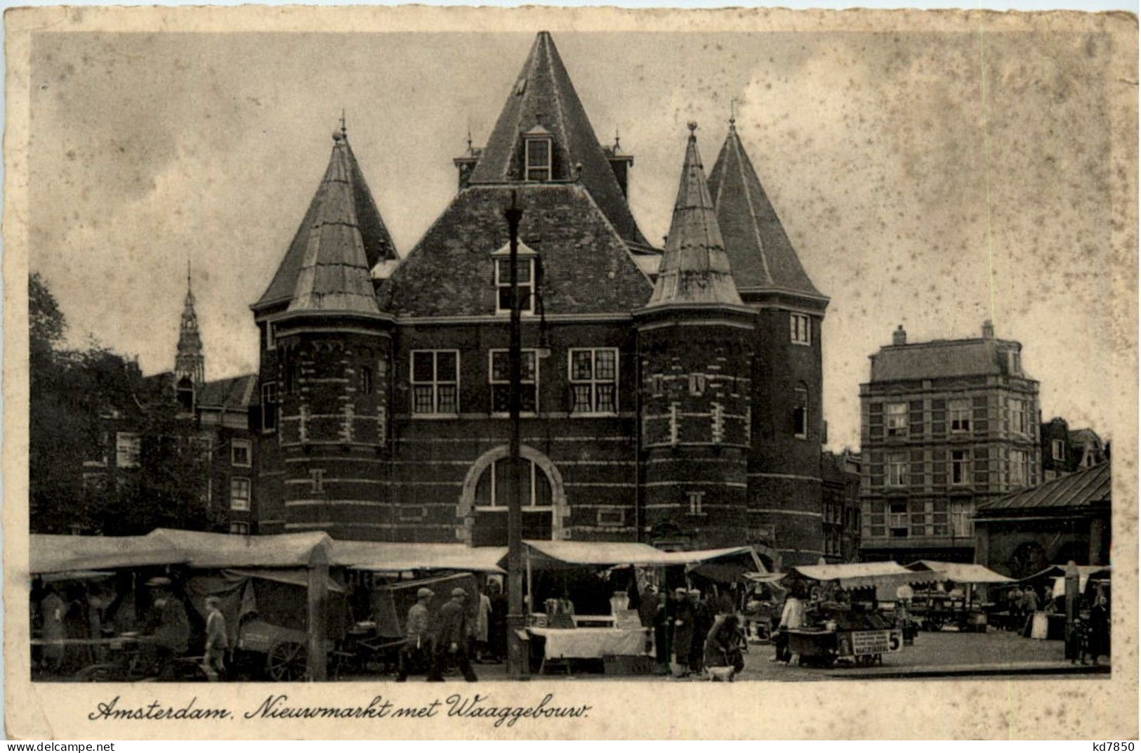 Amsterdam - Niewmarkt Met Waaggebouw - Amsterdam