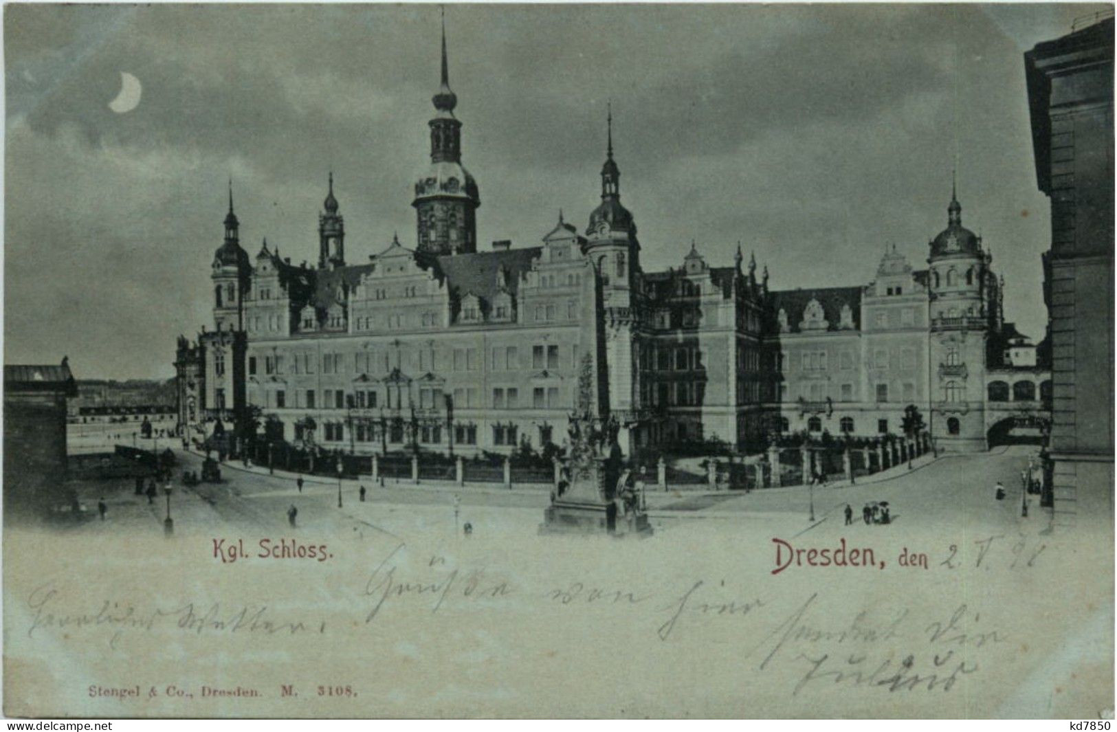 Dresden - Kgl Schloss 1893 - Dresden