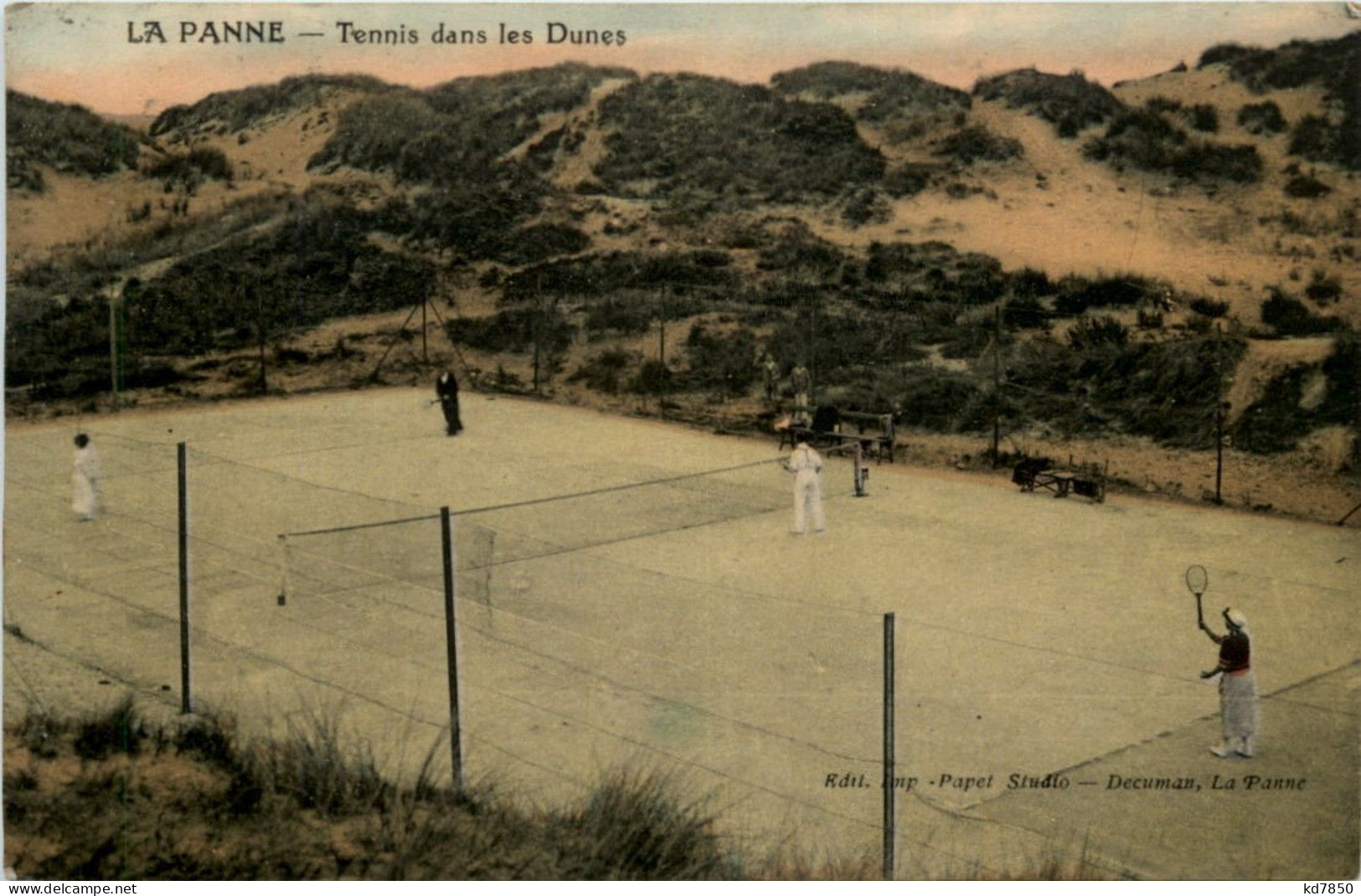 La Panne - Tennis Dans Les Dunes - De Panne