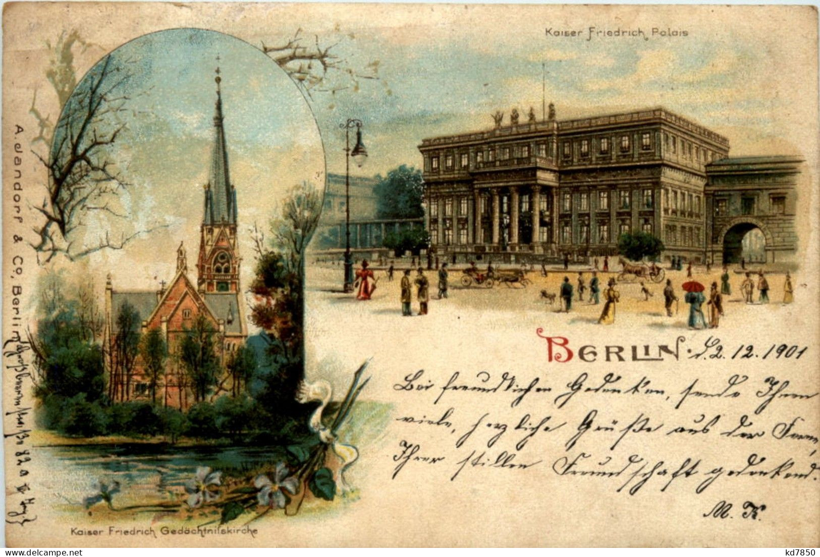 Gruss Aus Berlin - Litho - Autres & Non Classés