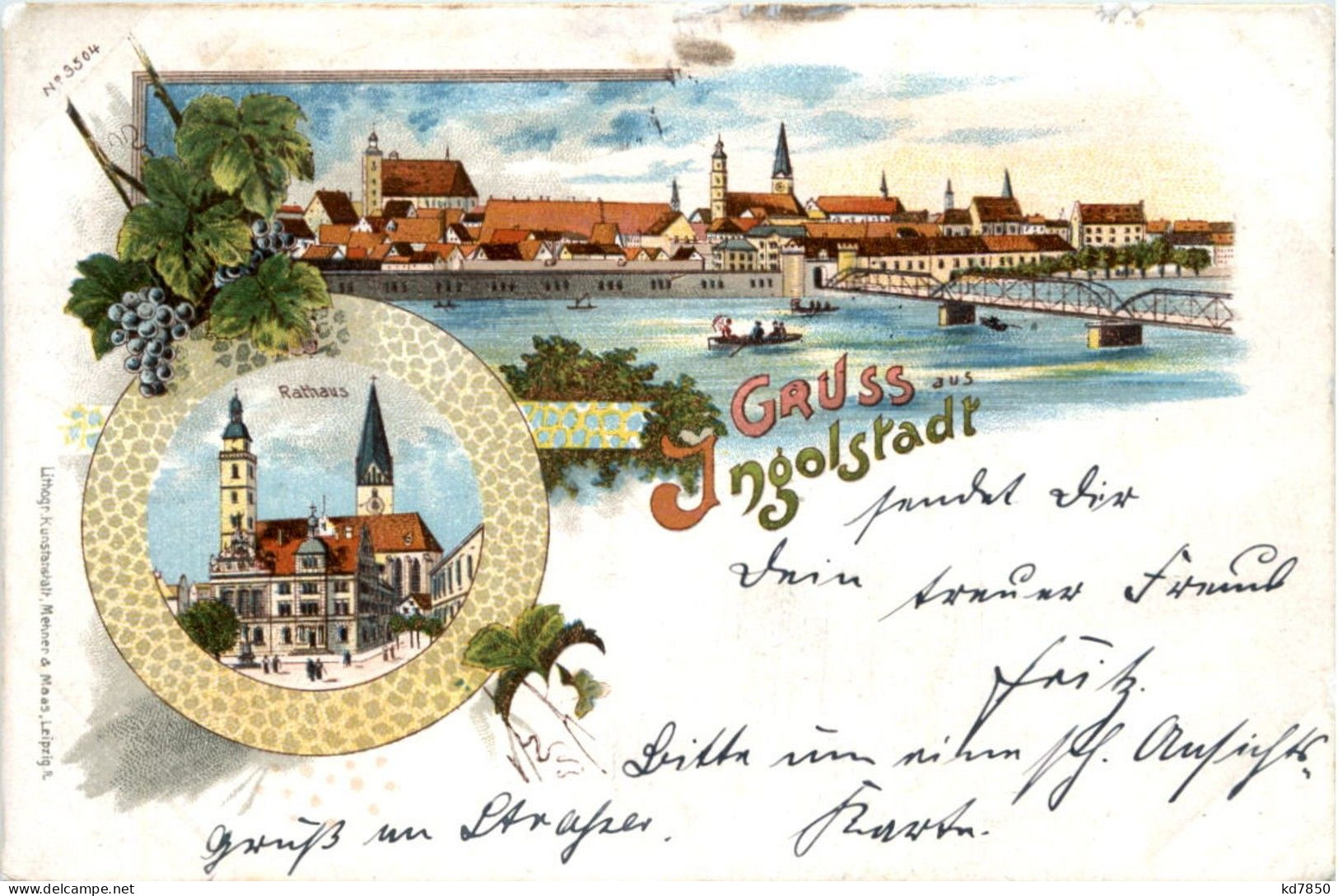 Gruss Aus Ingolstadt - Litho - Ingolstadt