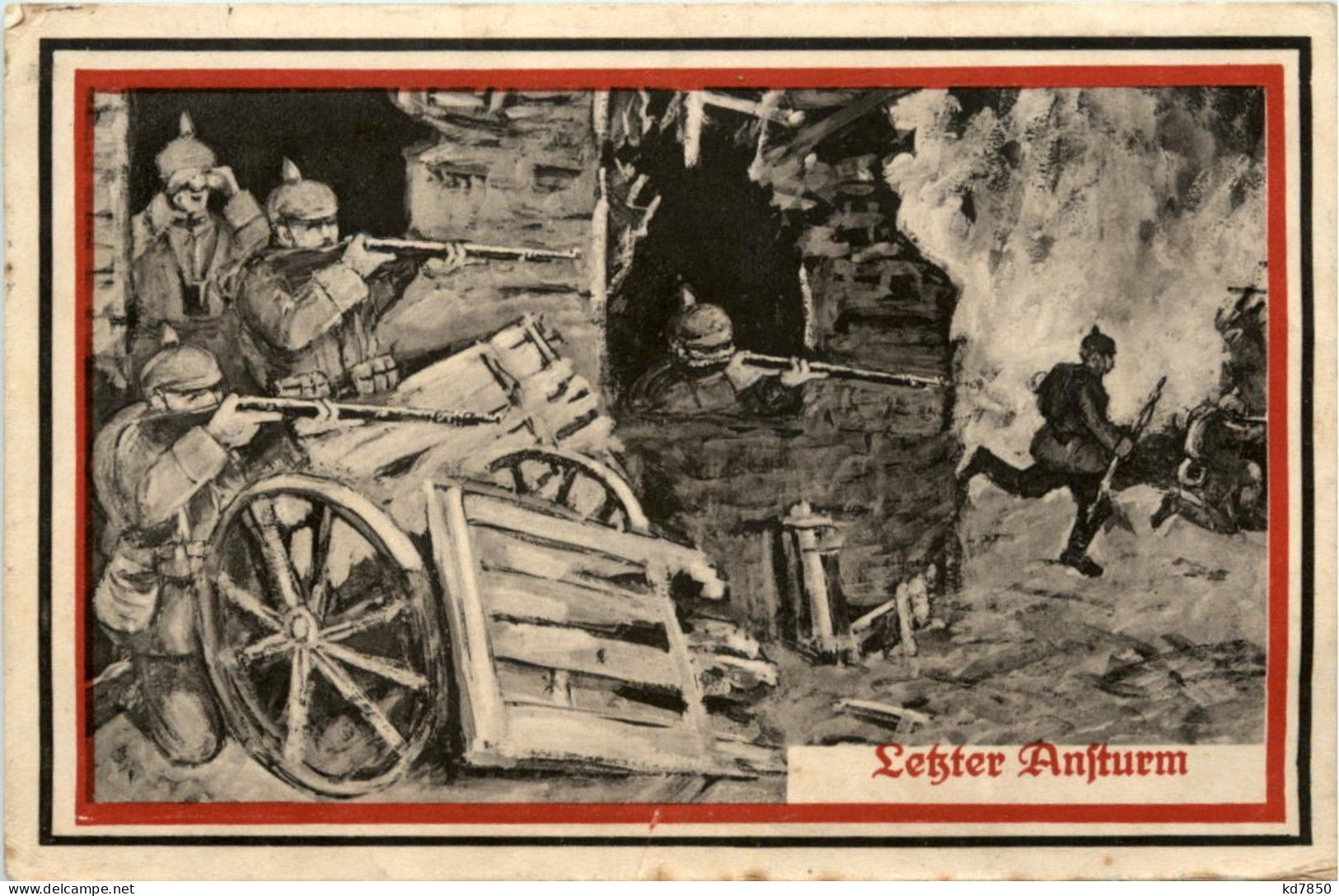 Letzter Ansturm - Feldpost - Weltkrieg 1914-18