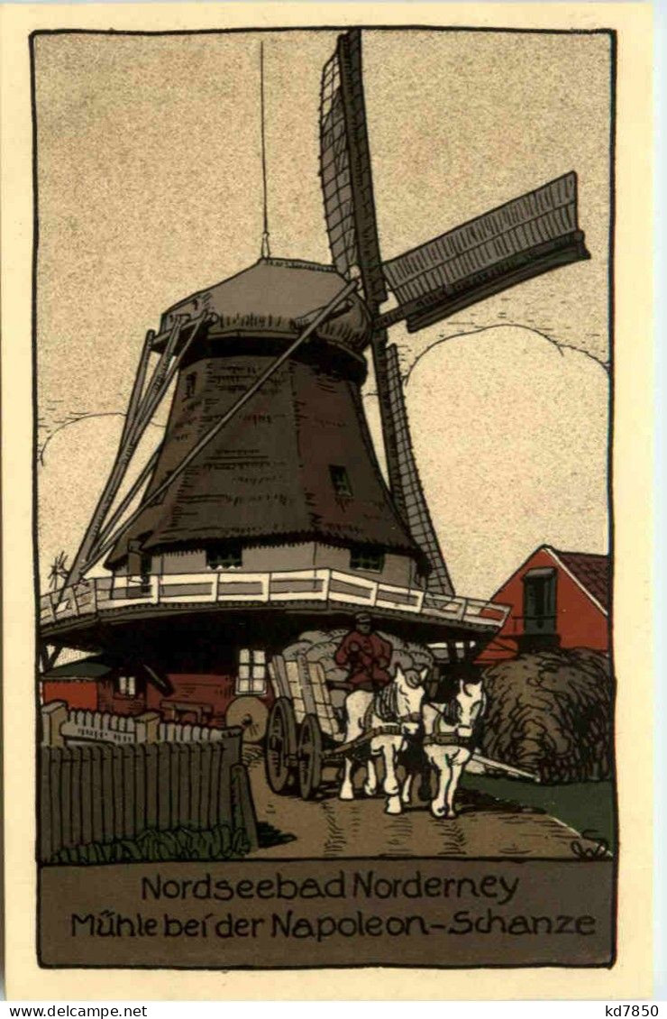 Norderney - Mühle Der Napoleaon Schanze - Norderney