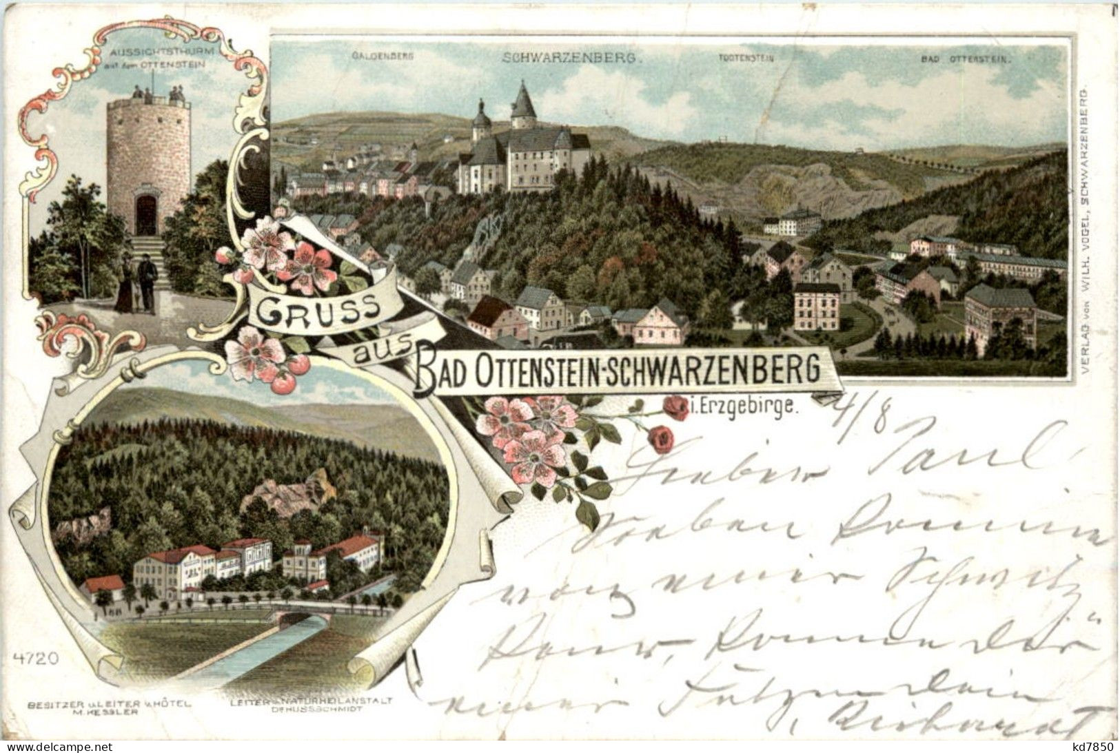 Gruss Aus OBad Ottenstein - Schwarzenberg - Litho - Schwarzenberg (Erzgeb.)