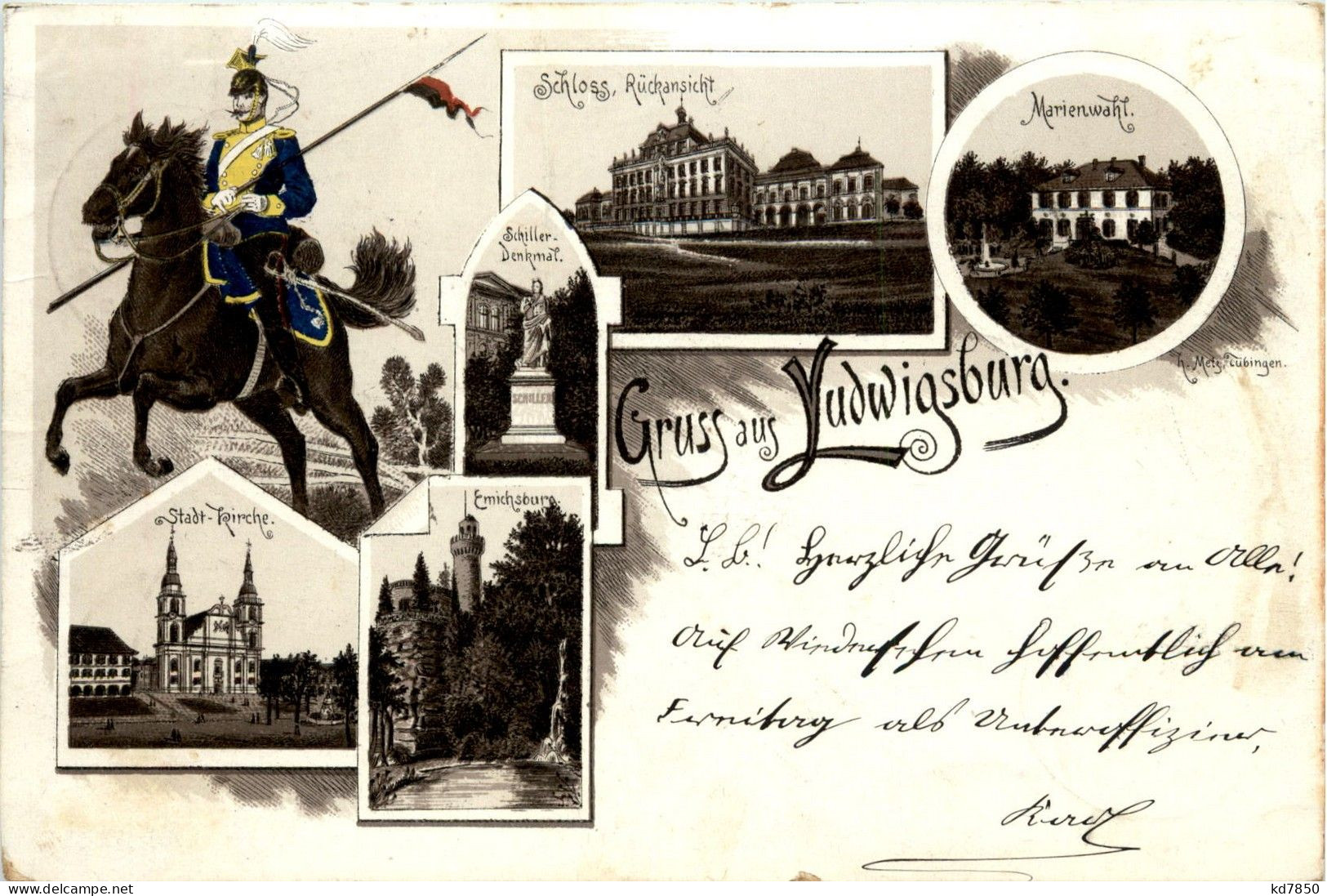 Gruss Aus Ludwigsburg - Litho - Ludwigsburg