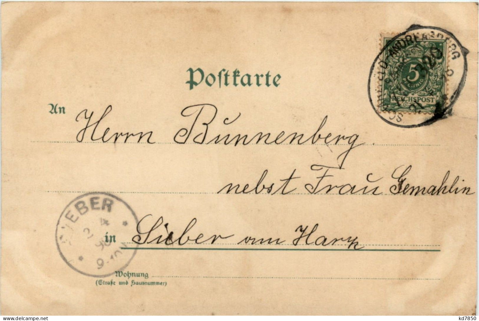 Gruss Aus Bad Lauterberg - Litho - Bahnpost Stempel - Bad Lauterberg