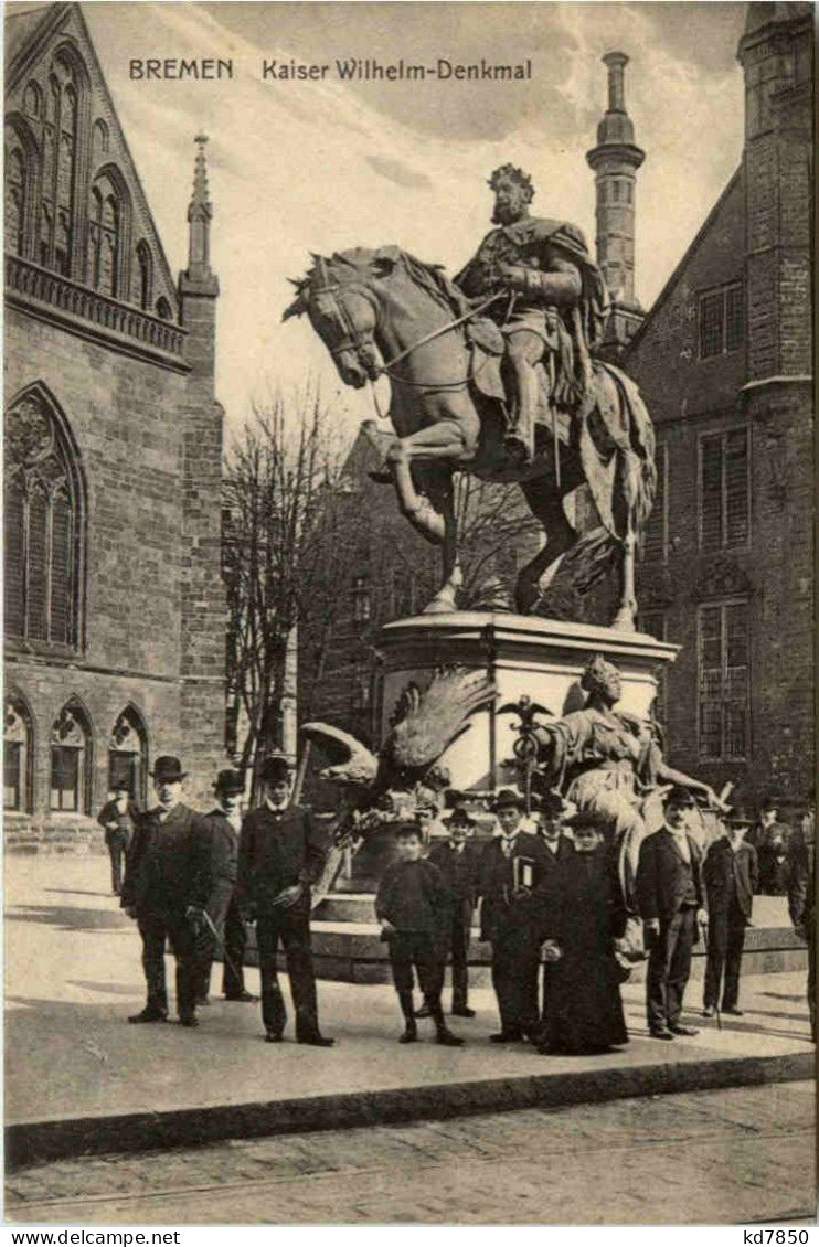 Bremen - Kaiser Wilhelm Denkmal - Bremen