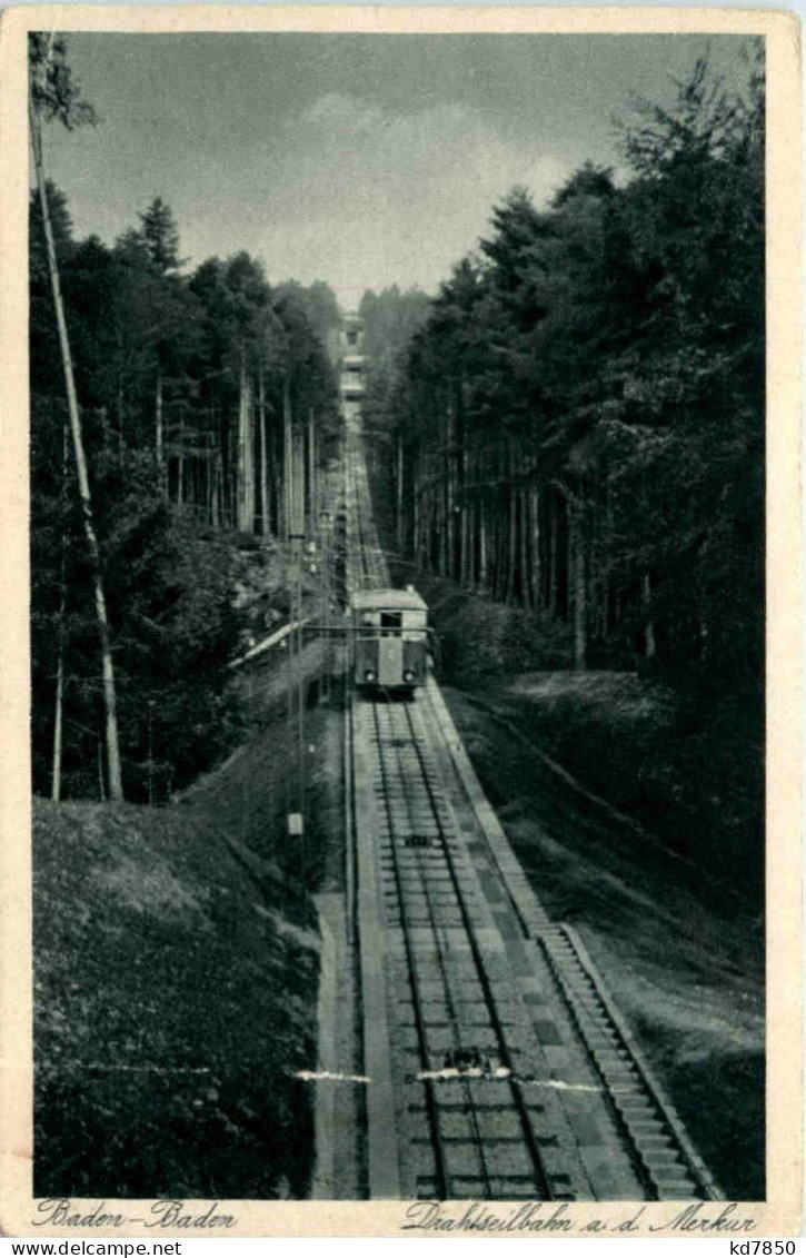 Bden-Baden - Drahtseilbahn - Baden-Baden