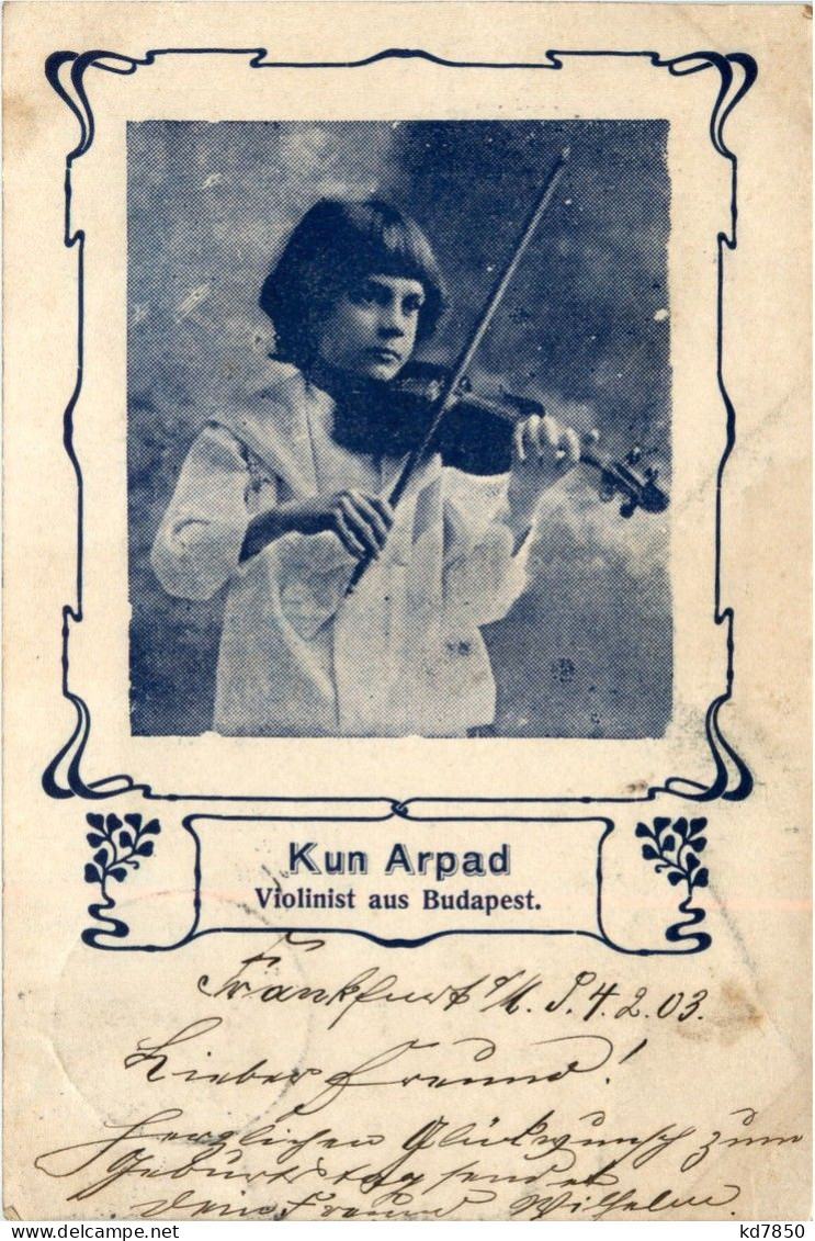 Kun Arpad - Violinist Aus Budapest - Geige - Hungría