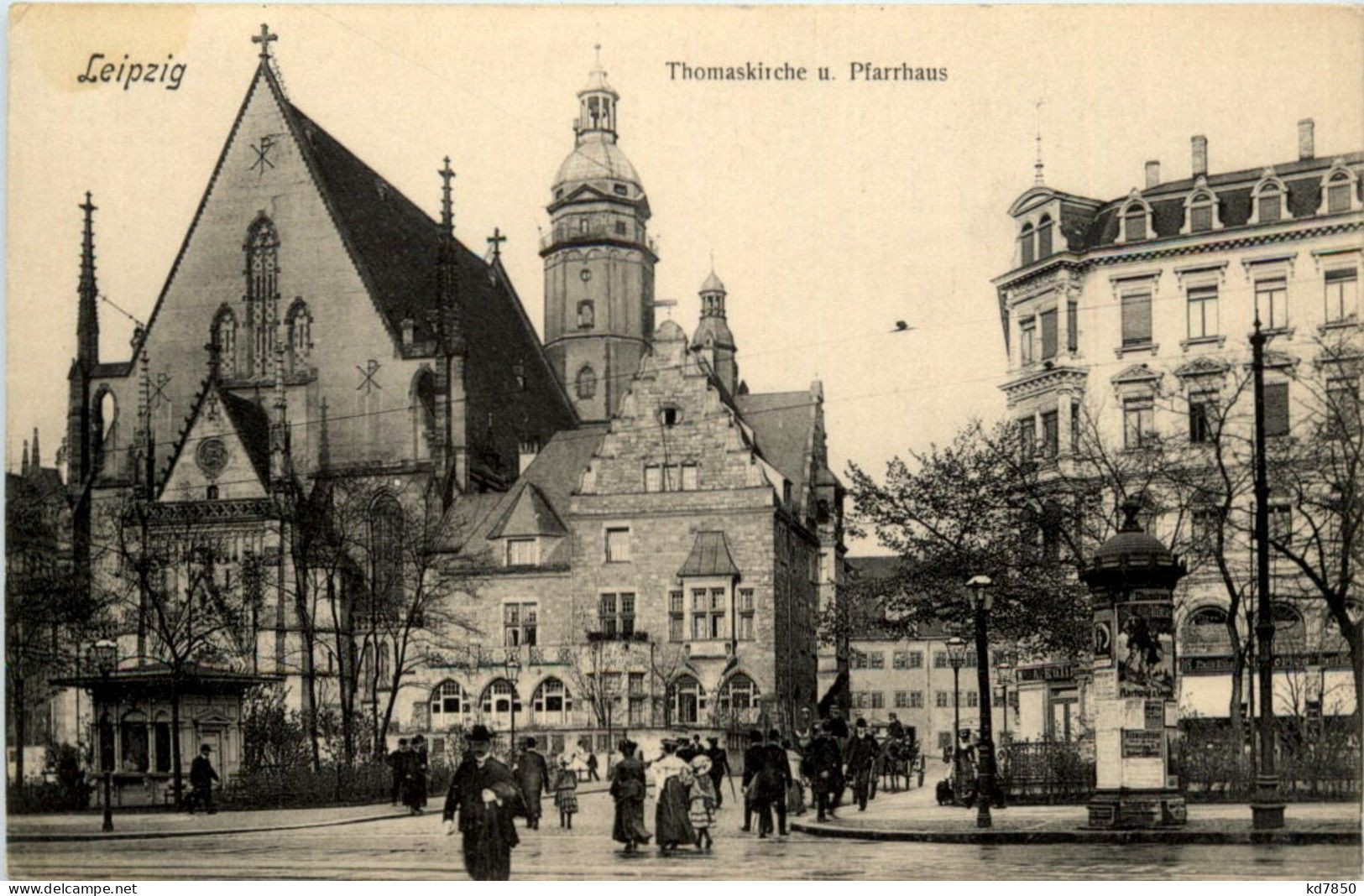 Leipzig - Thomaskirche Und Pfarrhaus - Leipzig